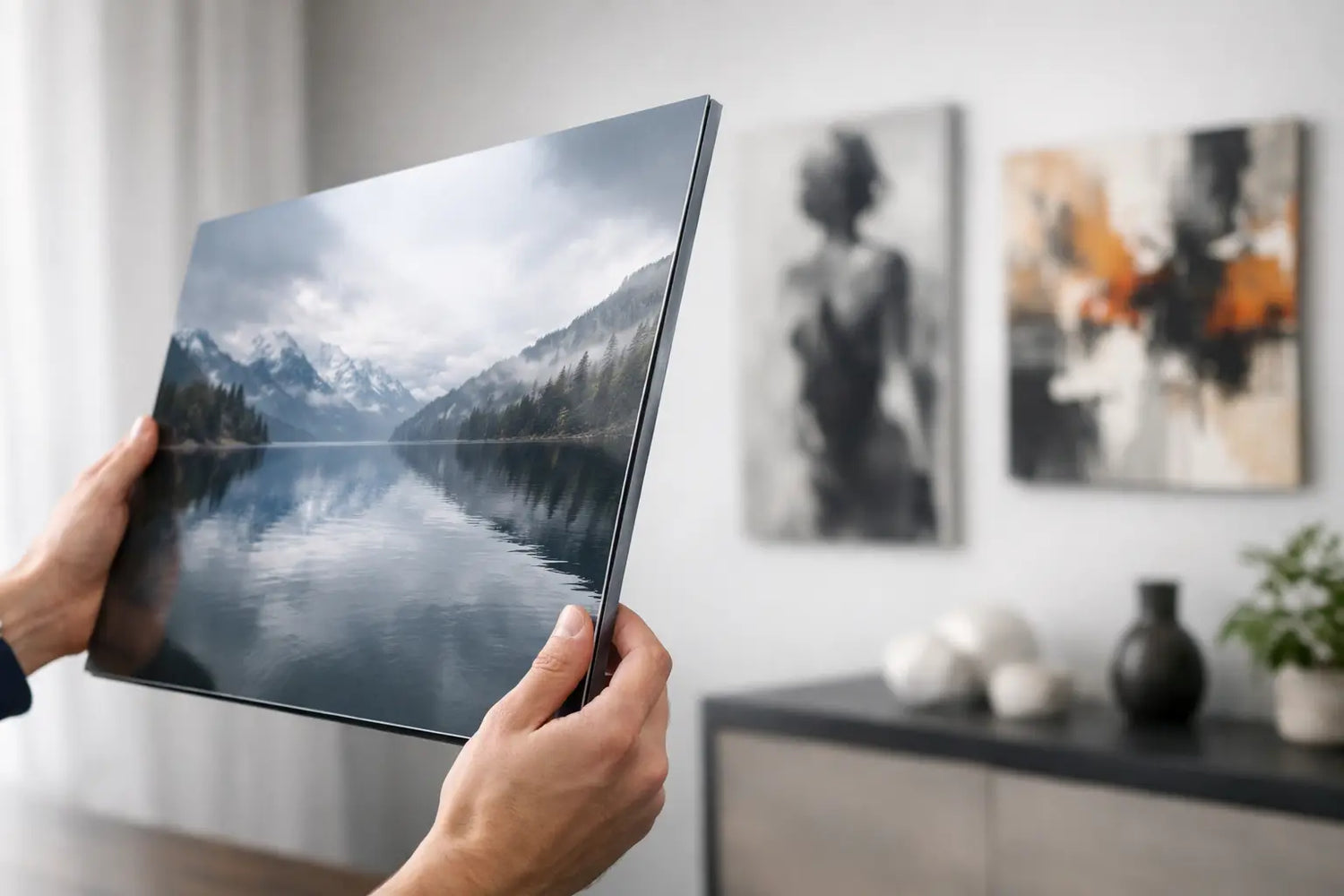 Kunst auf Alu Dibond mit Haltung