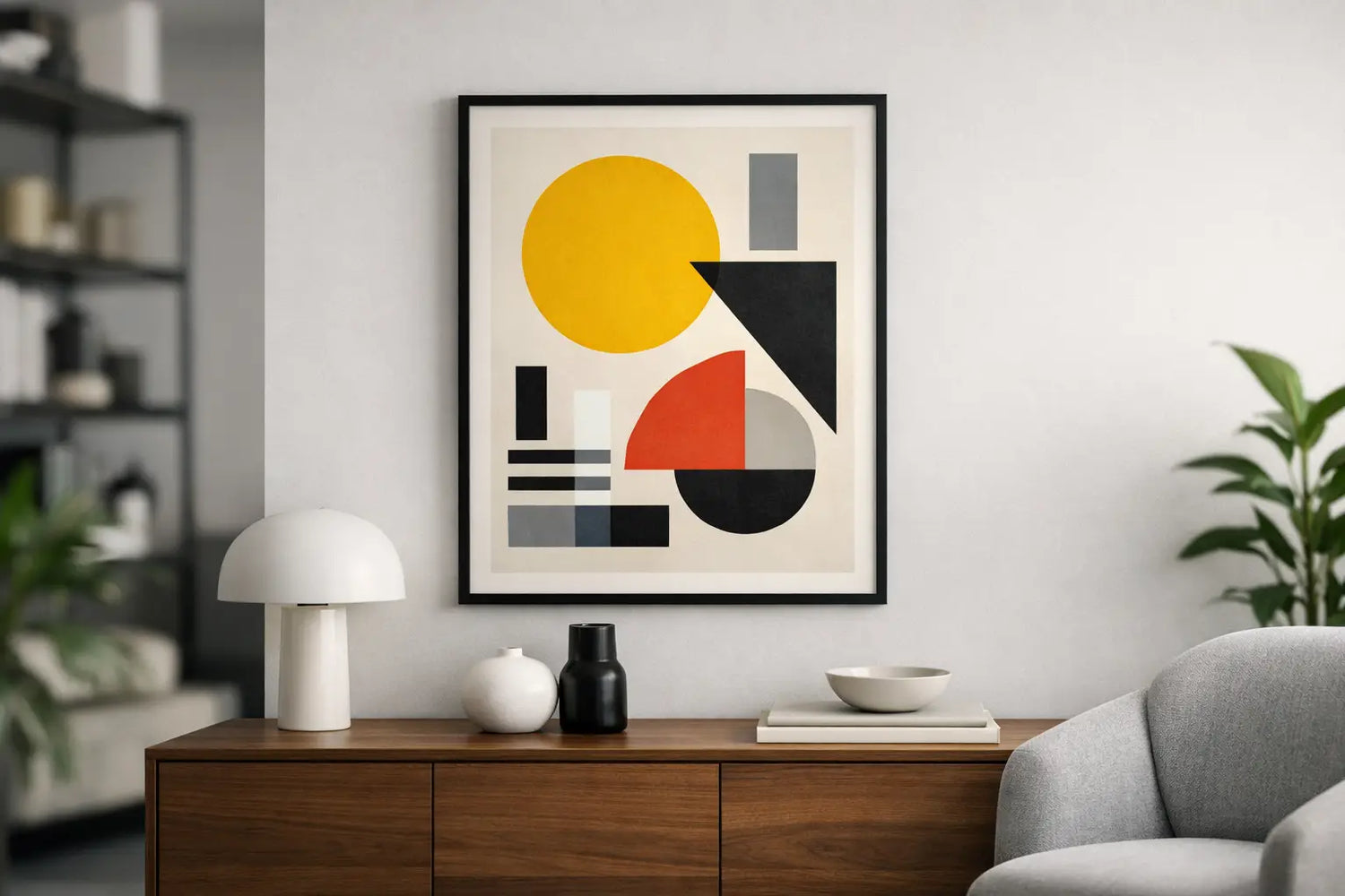 Bauhaus Poster modern richtig inszenieren