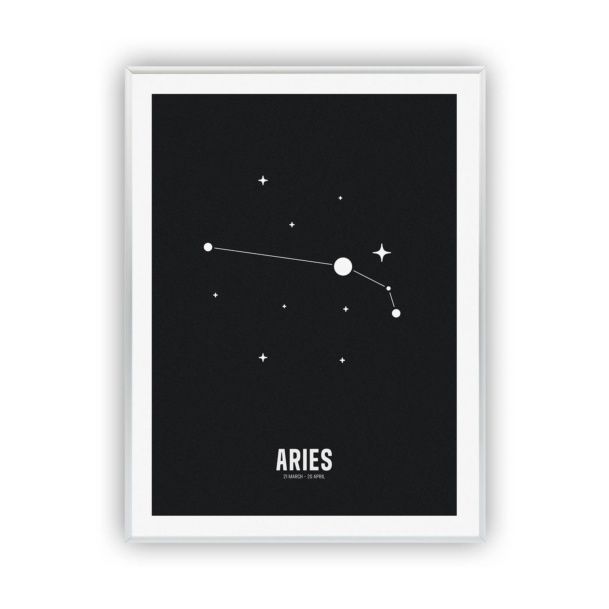 aries-poster-silver-frame