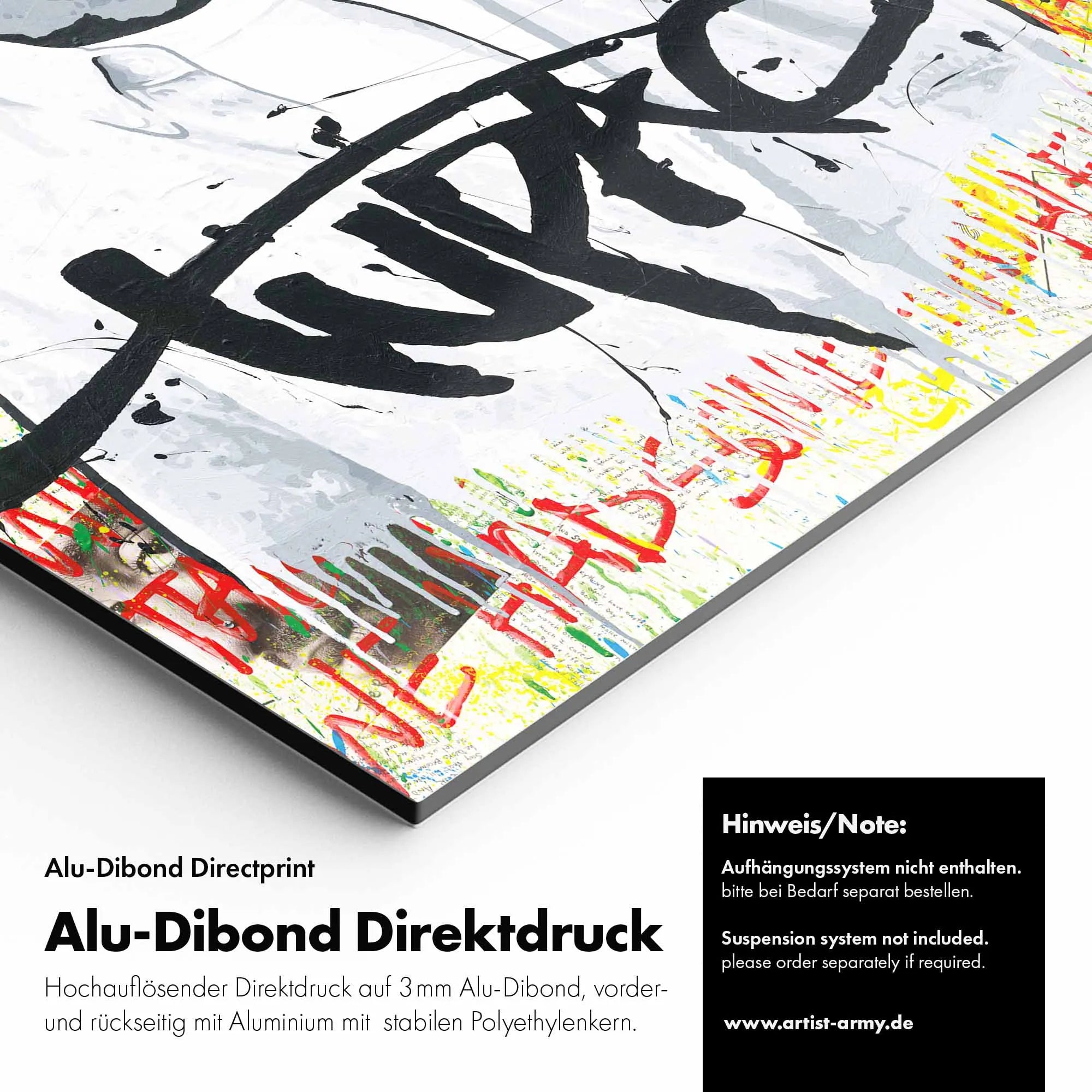 Artist Army 2pac Alu Dibond Detail