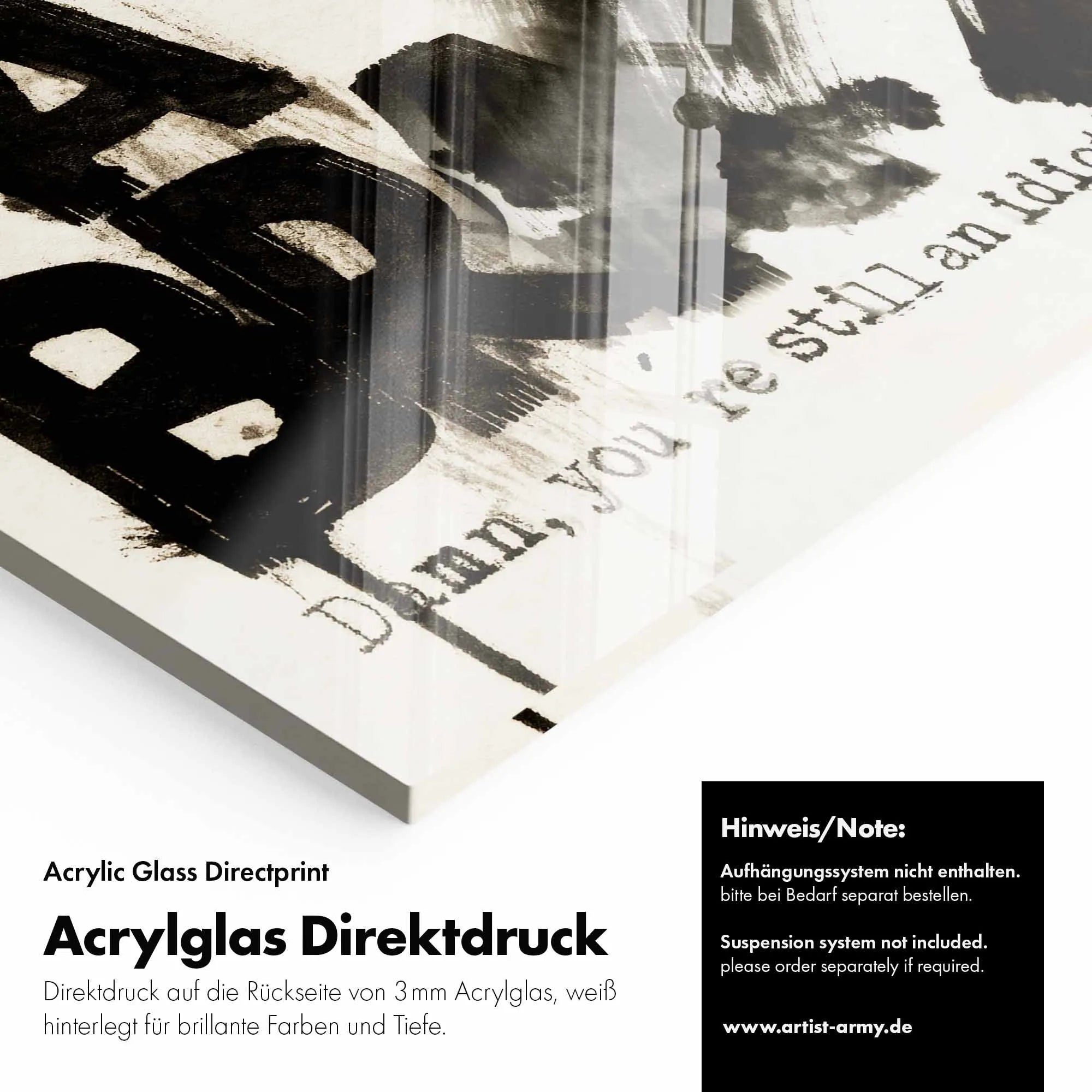 Artist Army Abrakadabra Acrylglasbild Detail