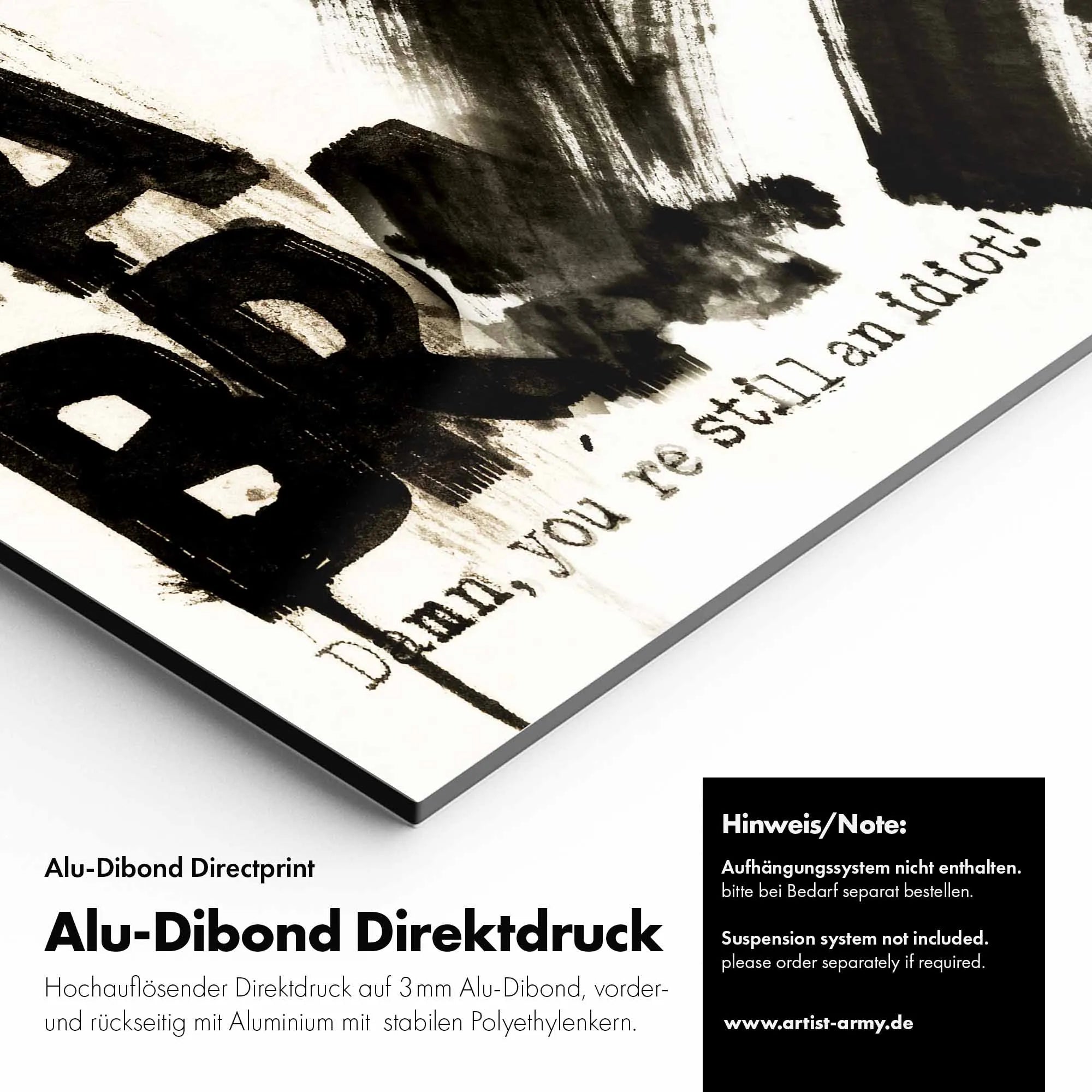 Artist Army Abrakadabra Alu Dibond Detail
