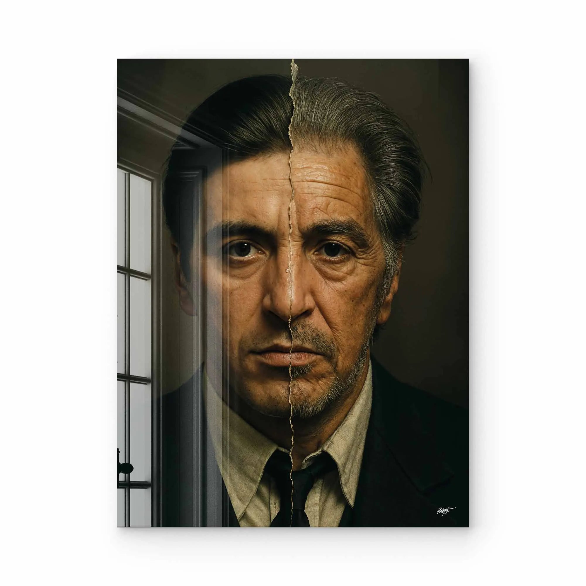 Artist Army Al Pacino Young And Old Acrylglasbild 1