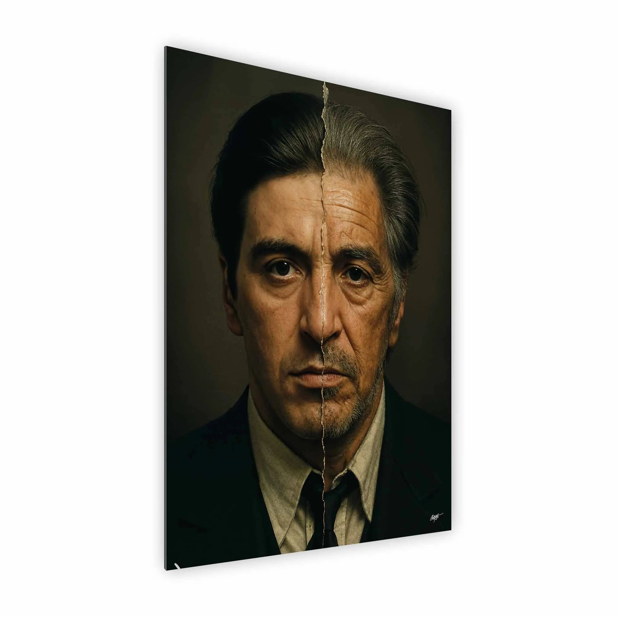 Artist Army Al Pacino Young And Old Alu Dibond 2