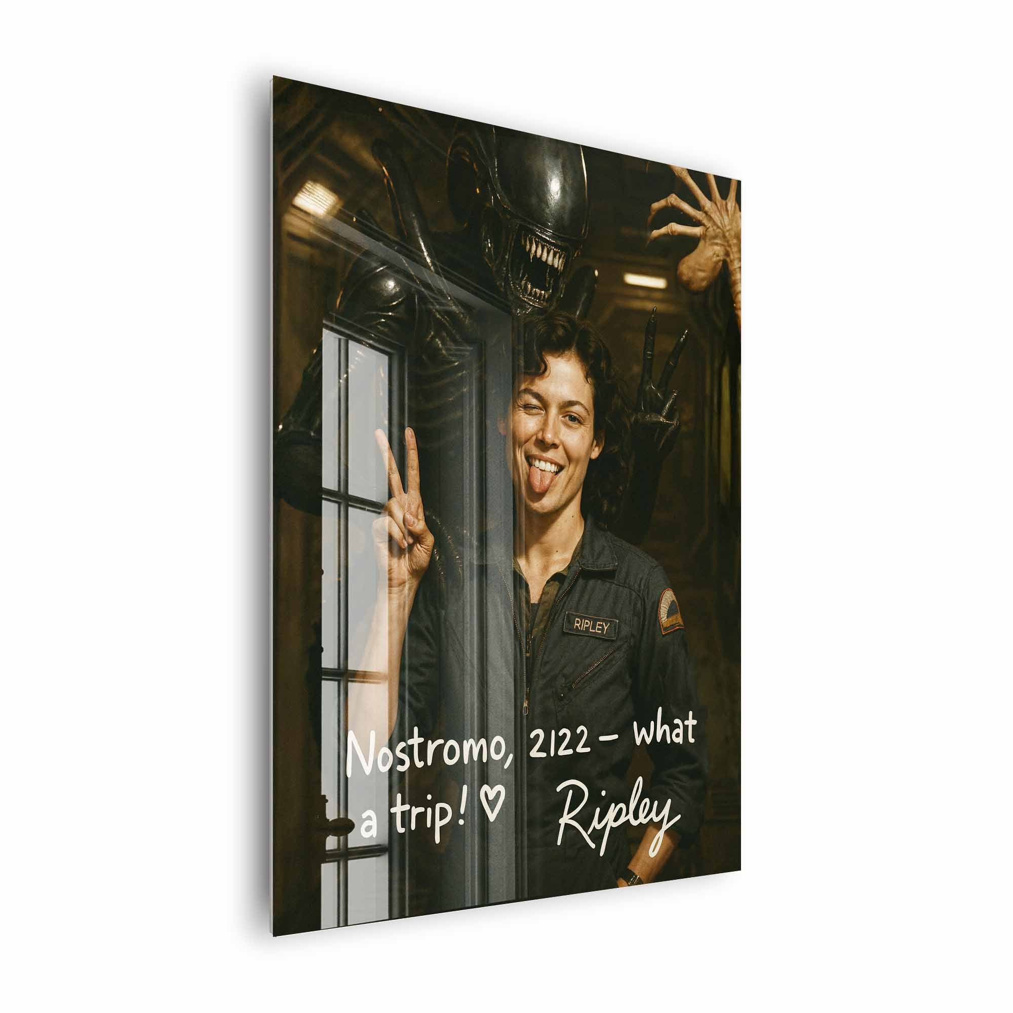 Artist Army Alien Nostromo What A Trip Acrylglasbild 2