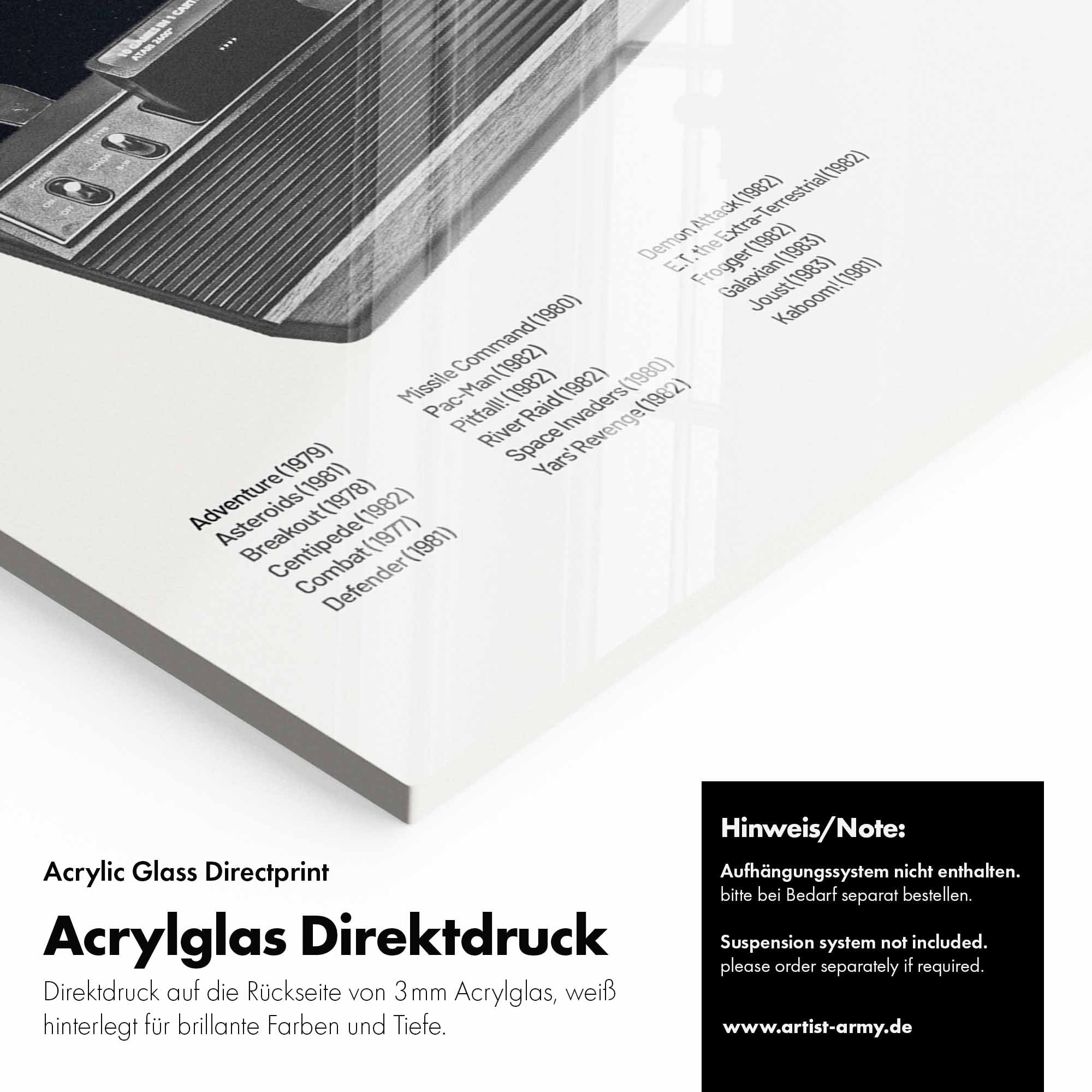 Artist Army Atari Heavy Sixer Acrylglasbild Detail