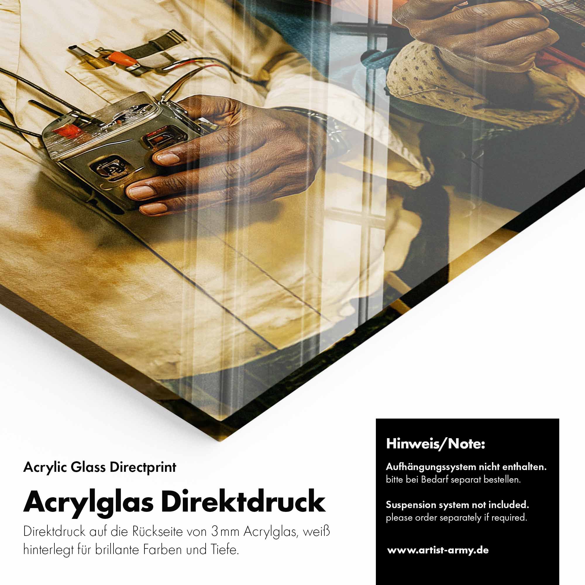 Artist Army Back In Time Reloaded Acrylglasbild Detail