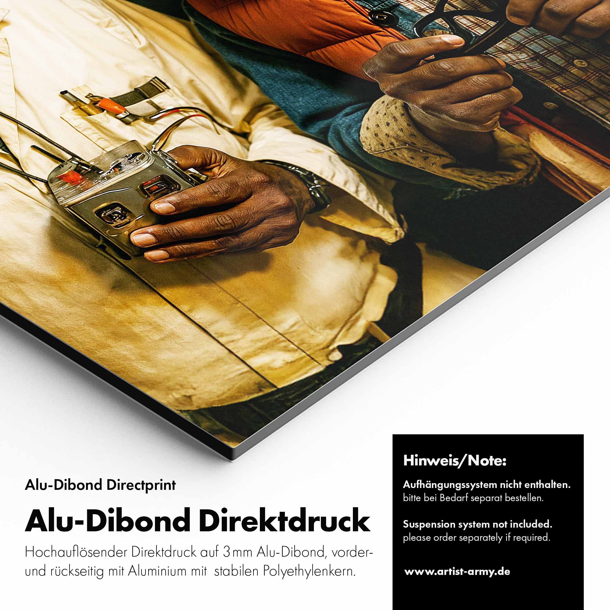 Artist Army Back In Time Reloaded Alu Dibond Detail