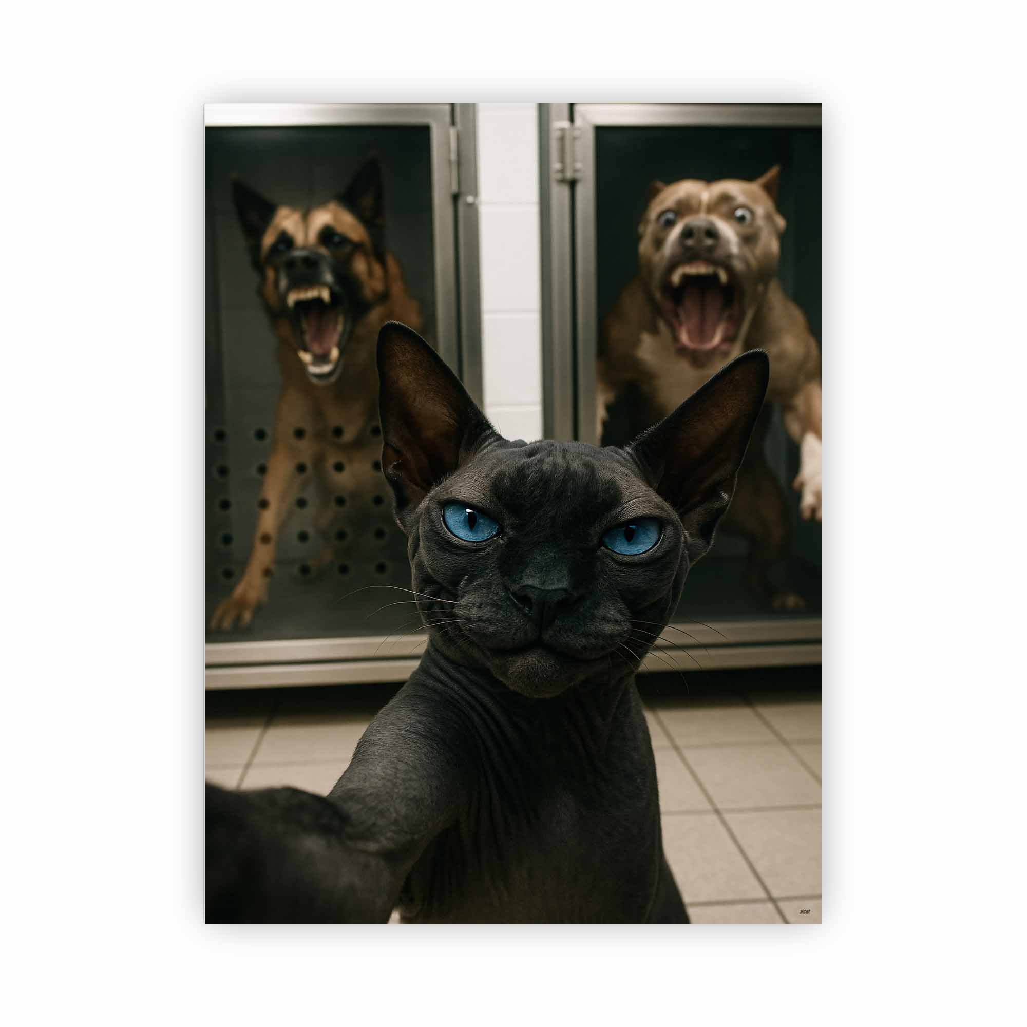 Artist Army Bad Little Kitty Alu Dibond 1