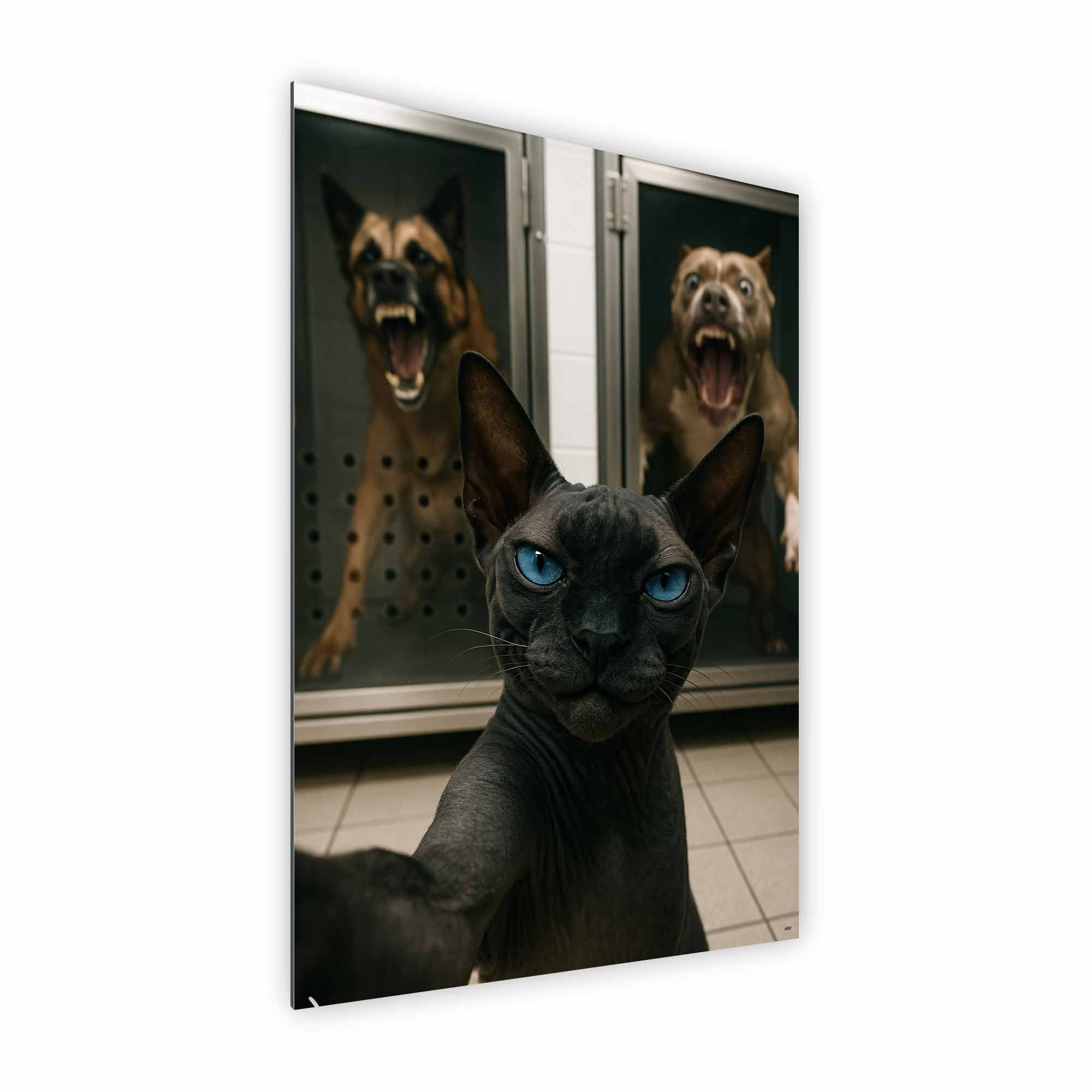 Artist Army Bad Little Kitty Alu Dibond 2