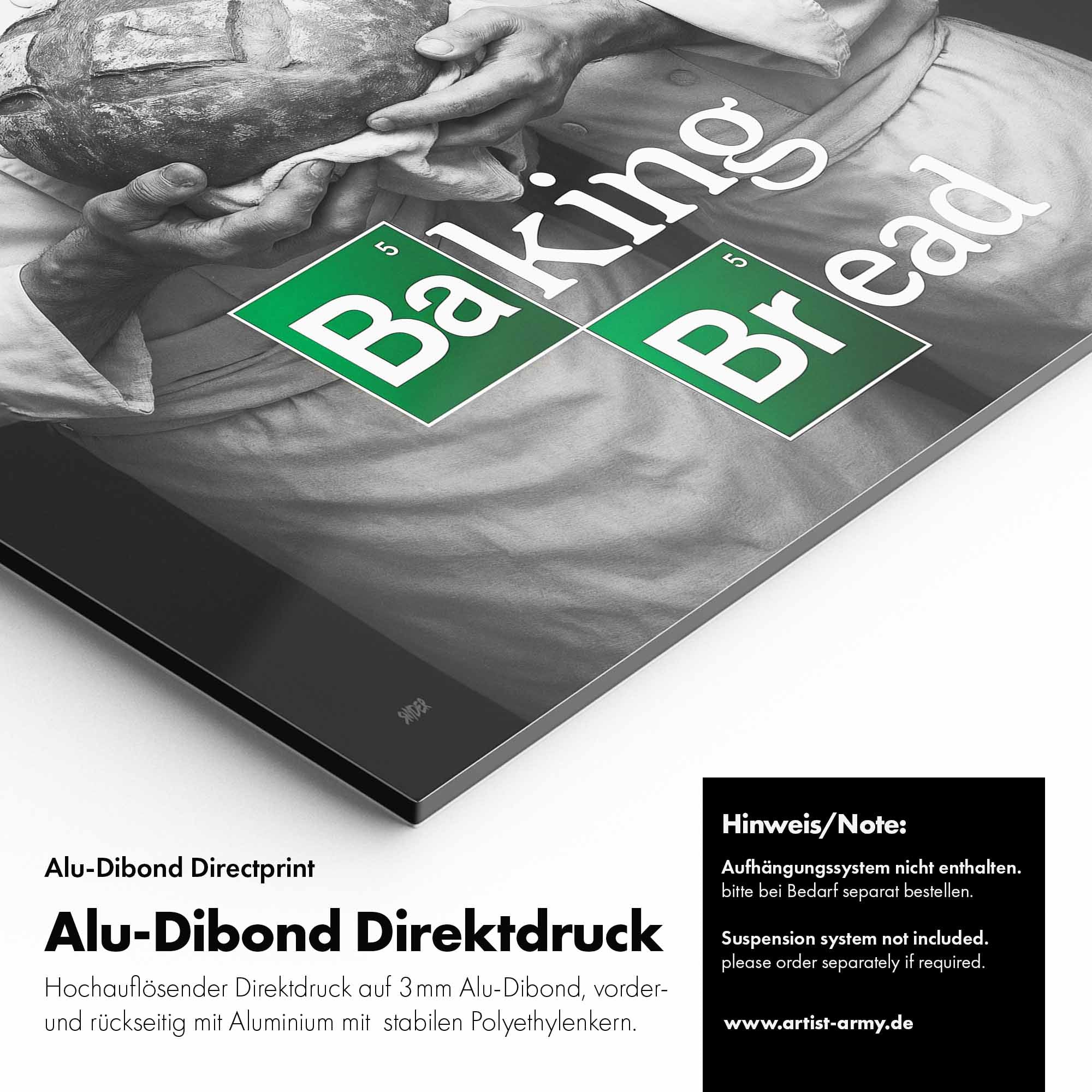 Artist Army Baking Bread Alu Dibond Detail