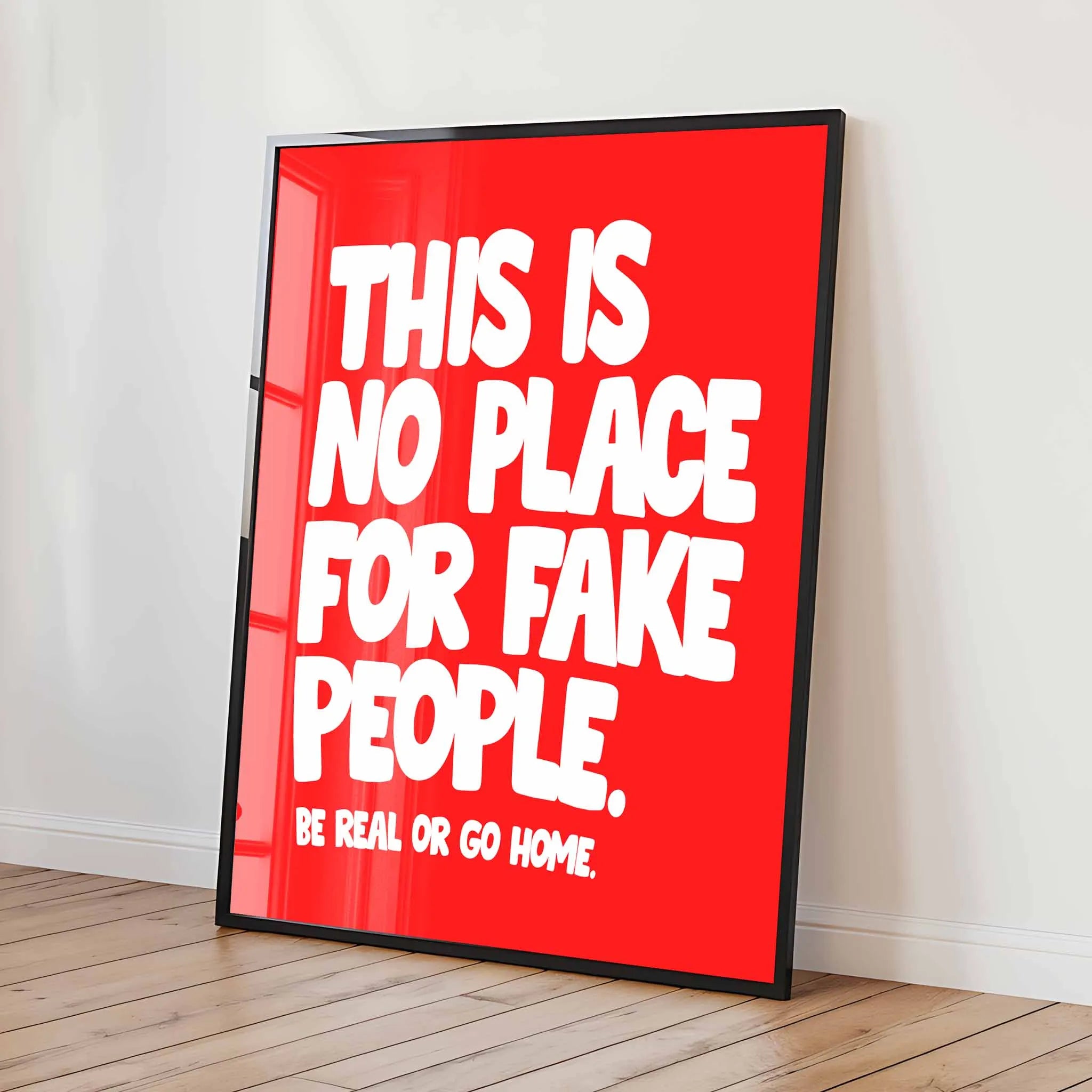 Artist Army Be Real Poster 2