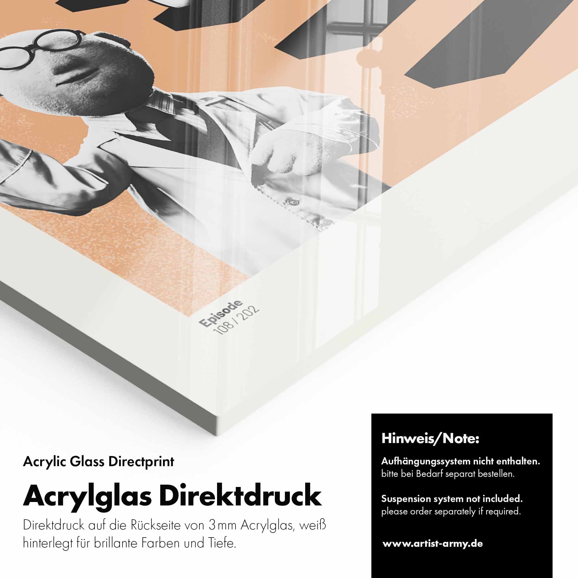 Artist Army Beaker And Bunsen Acrylglasbild Detail