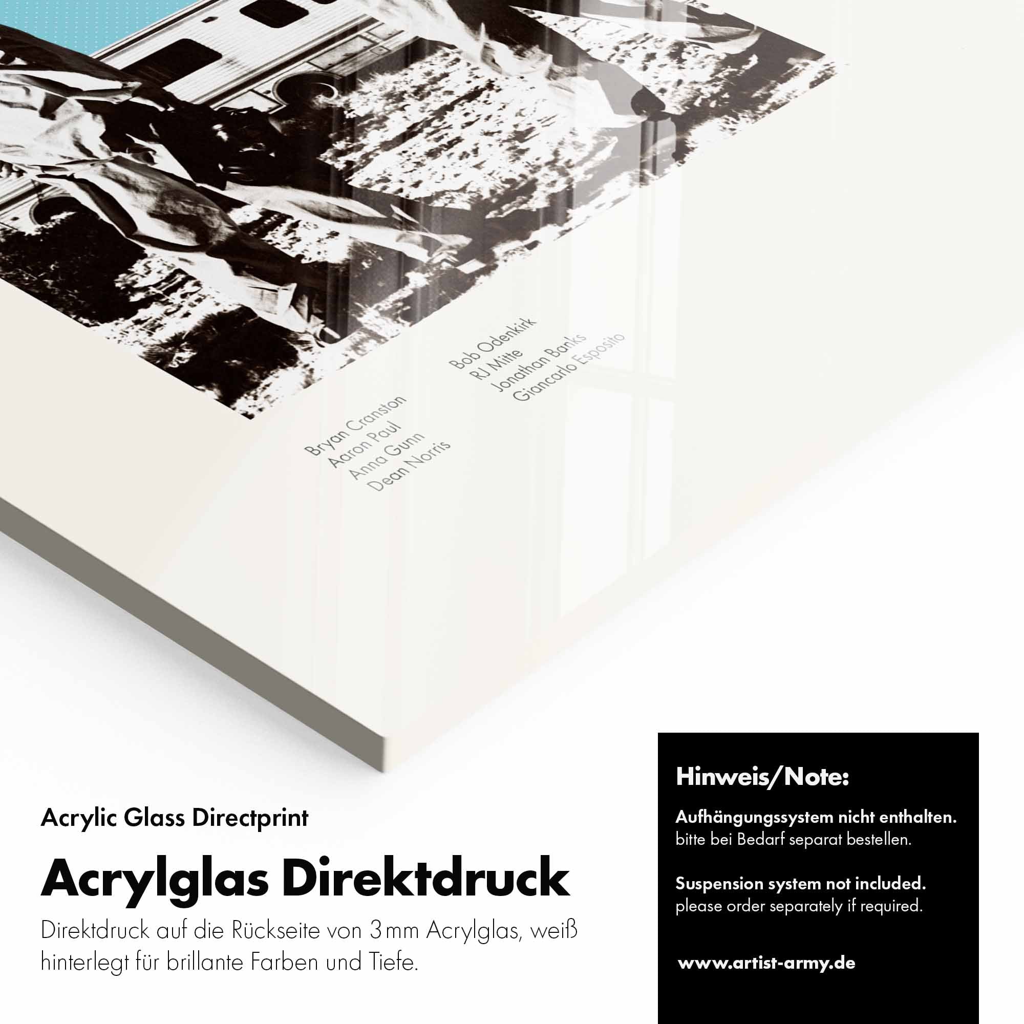 Artist Army Breaking Bad Acrylglasbild Detail