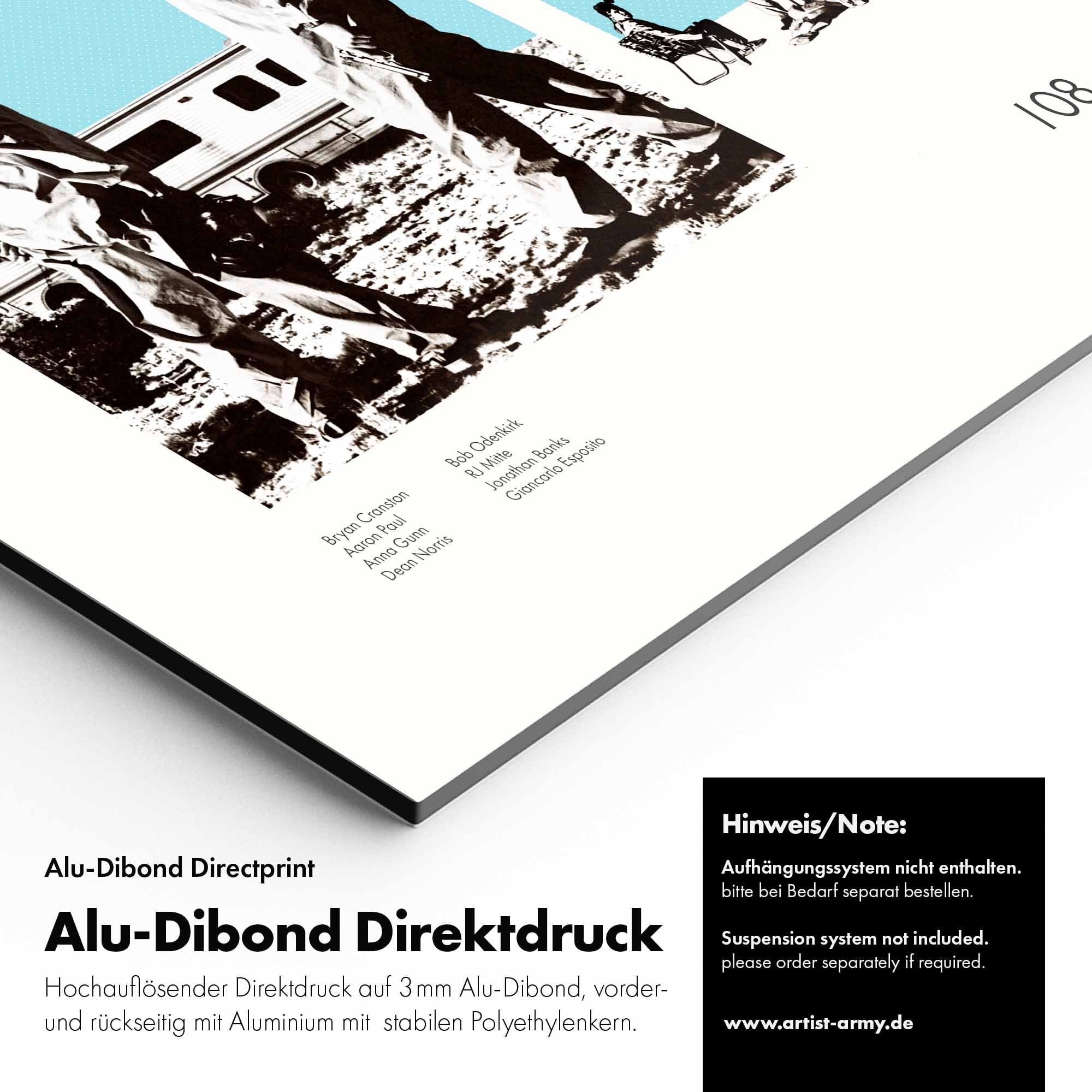 Artist Army Breaking Bad Alu Dibond Detail
