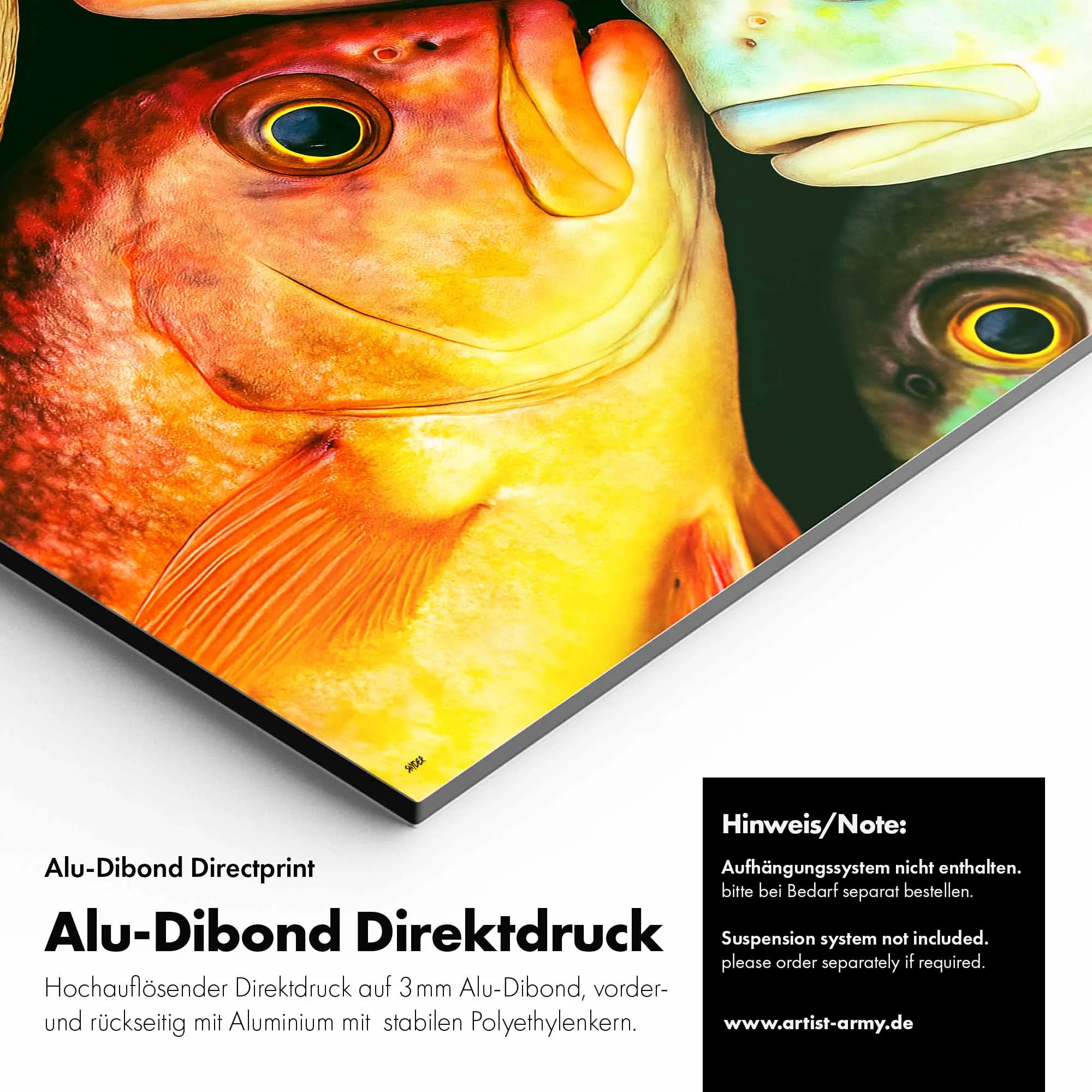 Artist Army Bubble Society Alu Dibond Detail