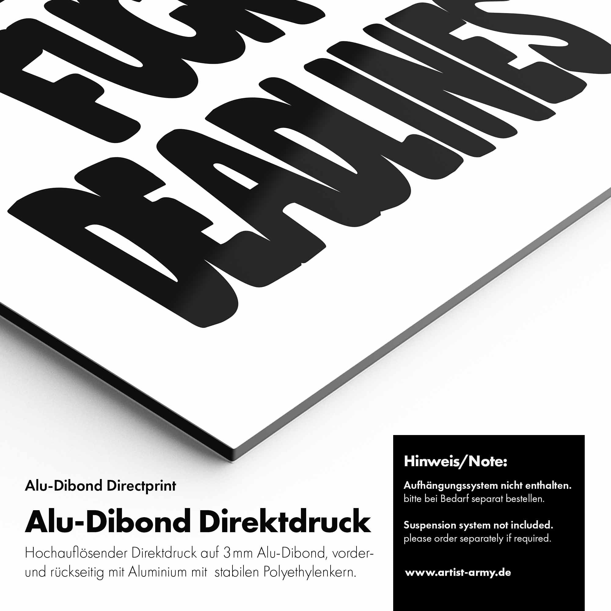 Artist Army Clients And Deadlines Alu Dibond Detail