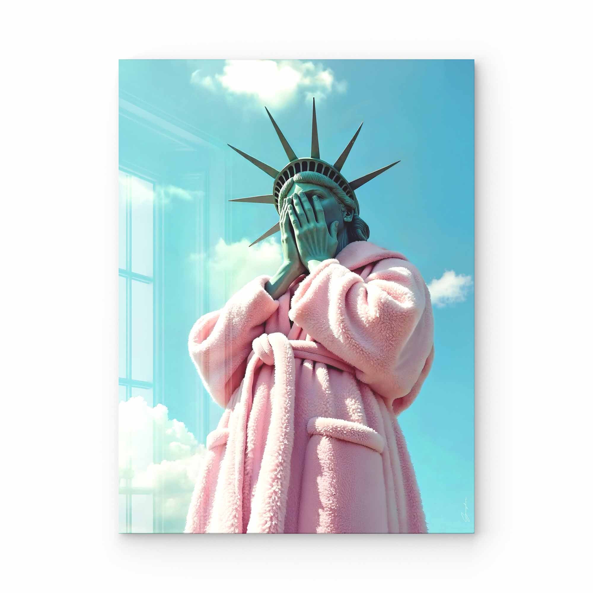 Artist Army Confused Liberty Acrylglasbild 1