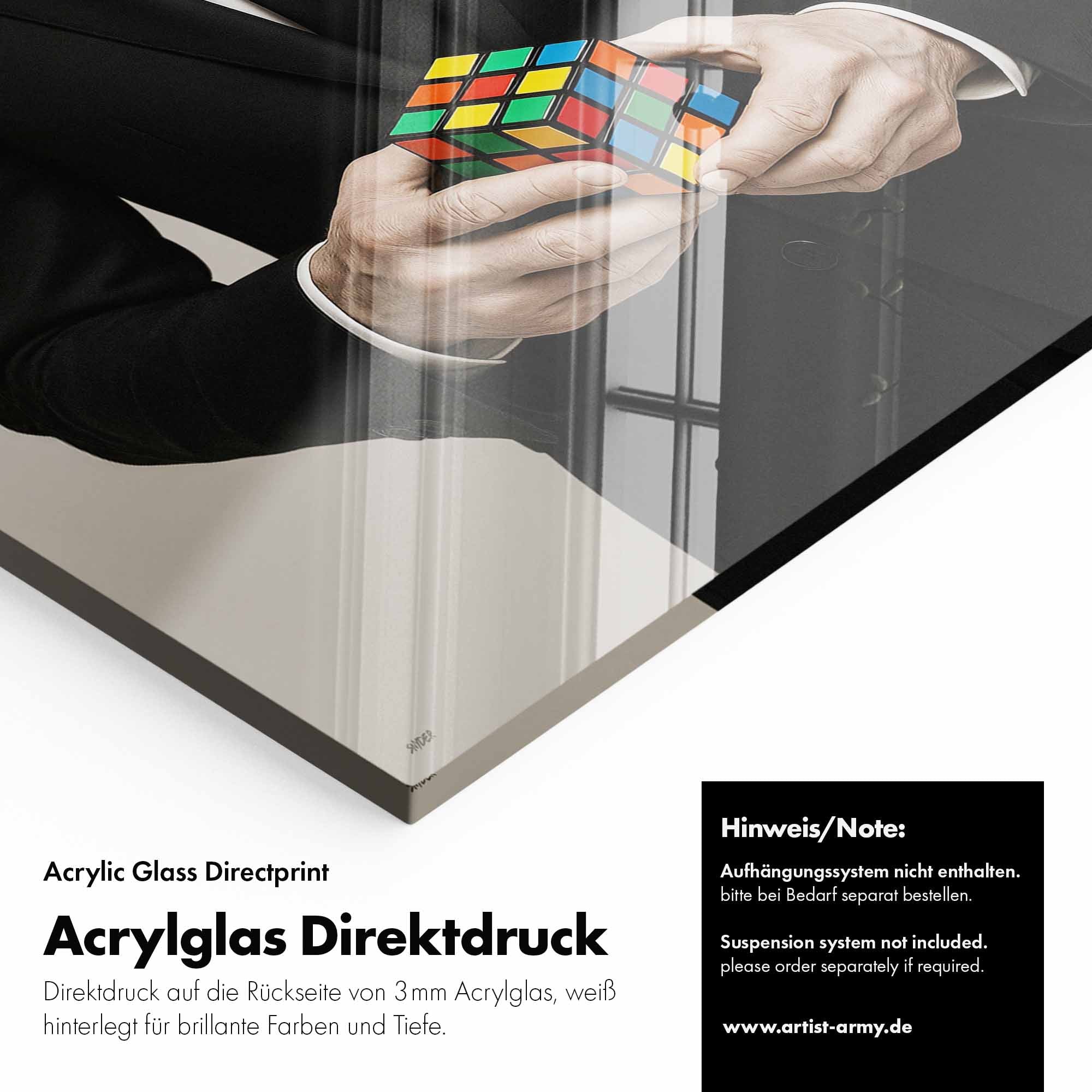 Artist Army Cube Coach Acrylglasbild Detail