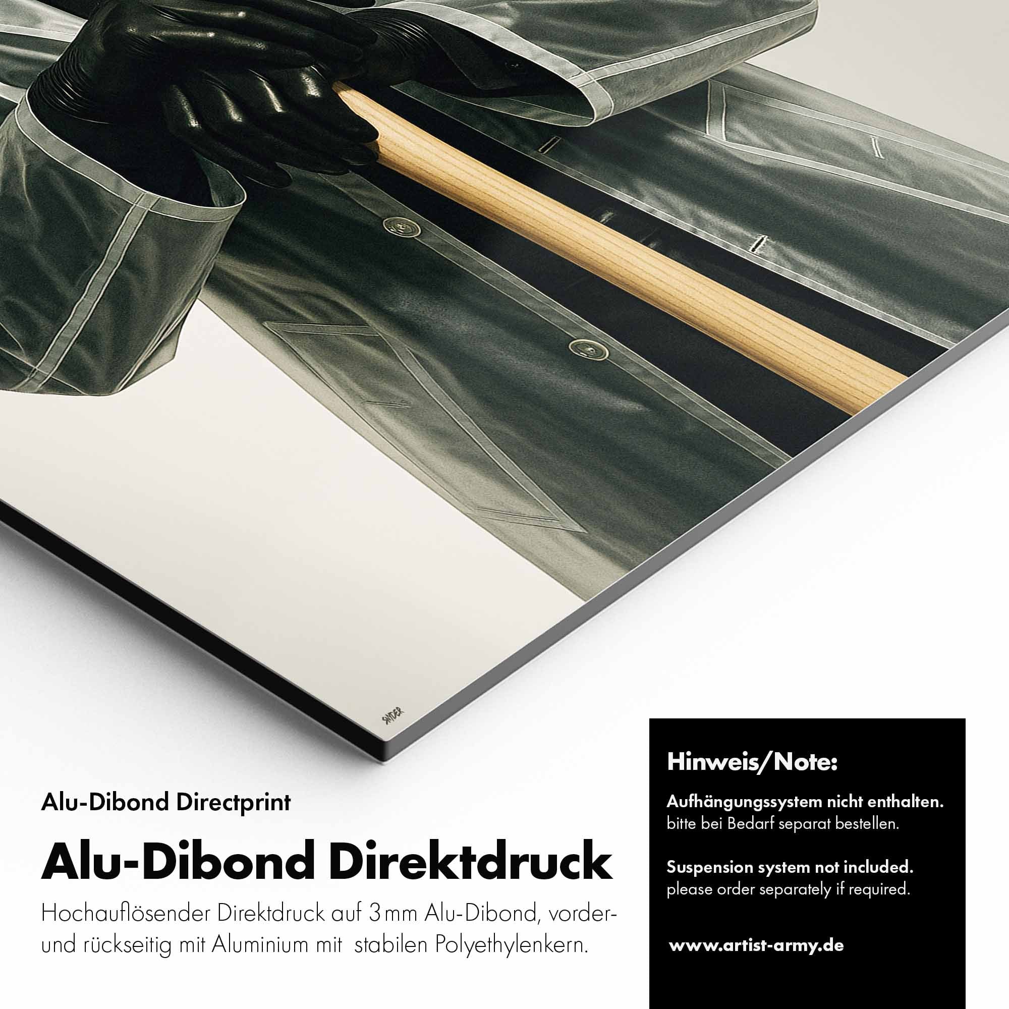 Artist Army Dressed To Kill Alu Dibond Detail