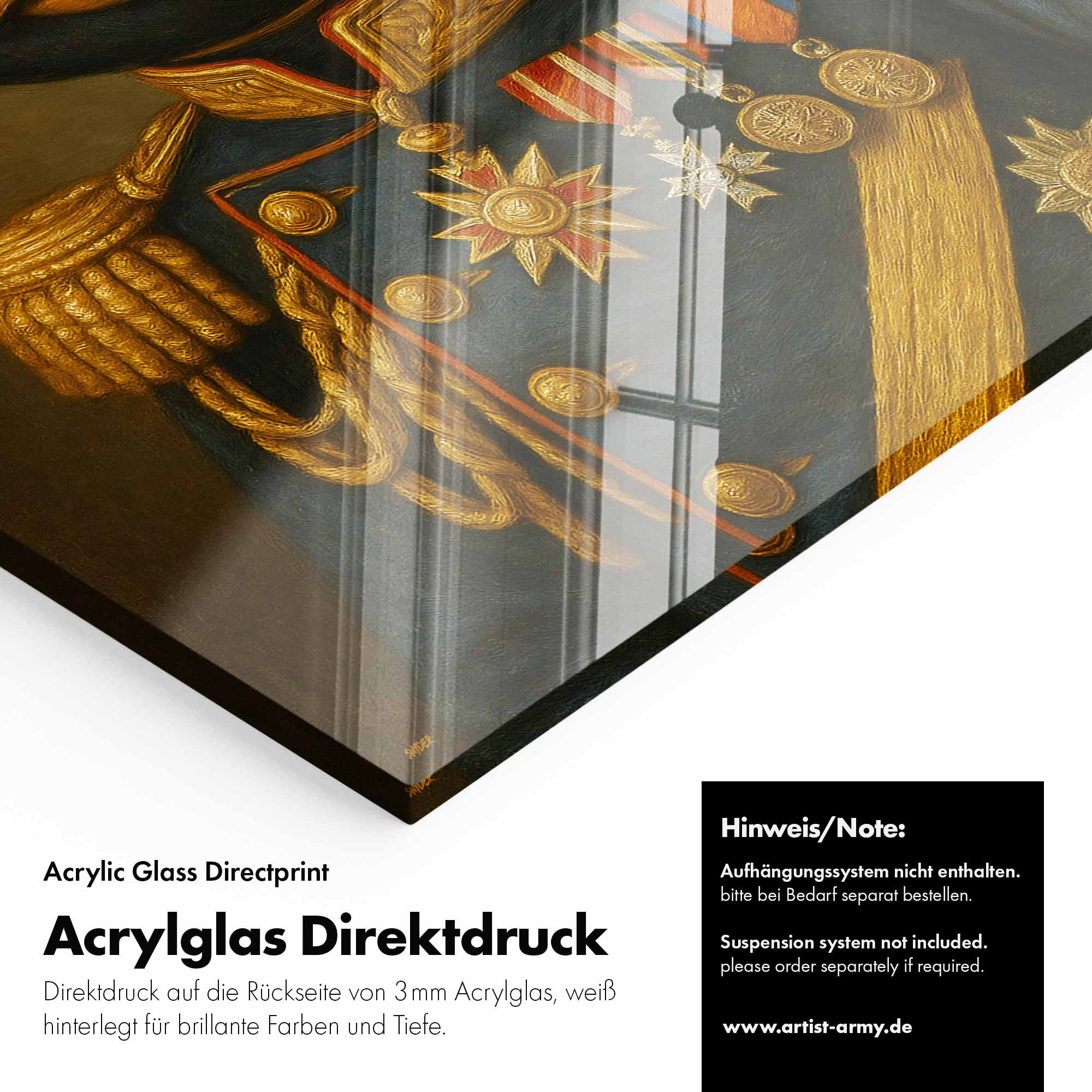 Artist Army Eggcelency Acrylglasbild Detail