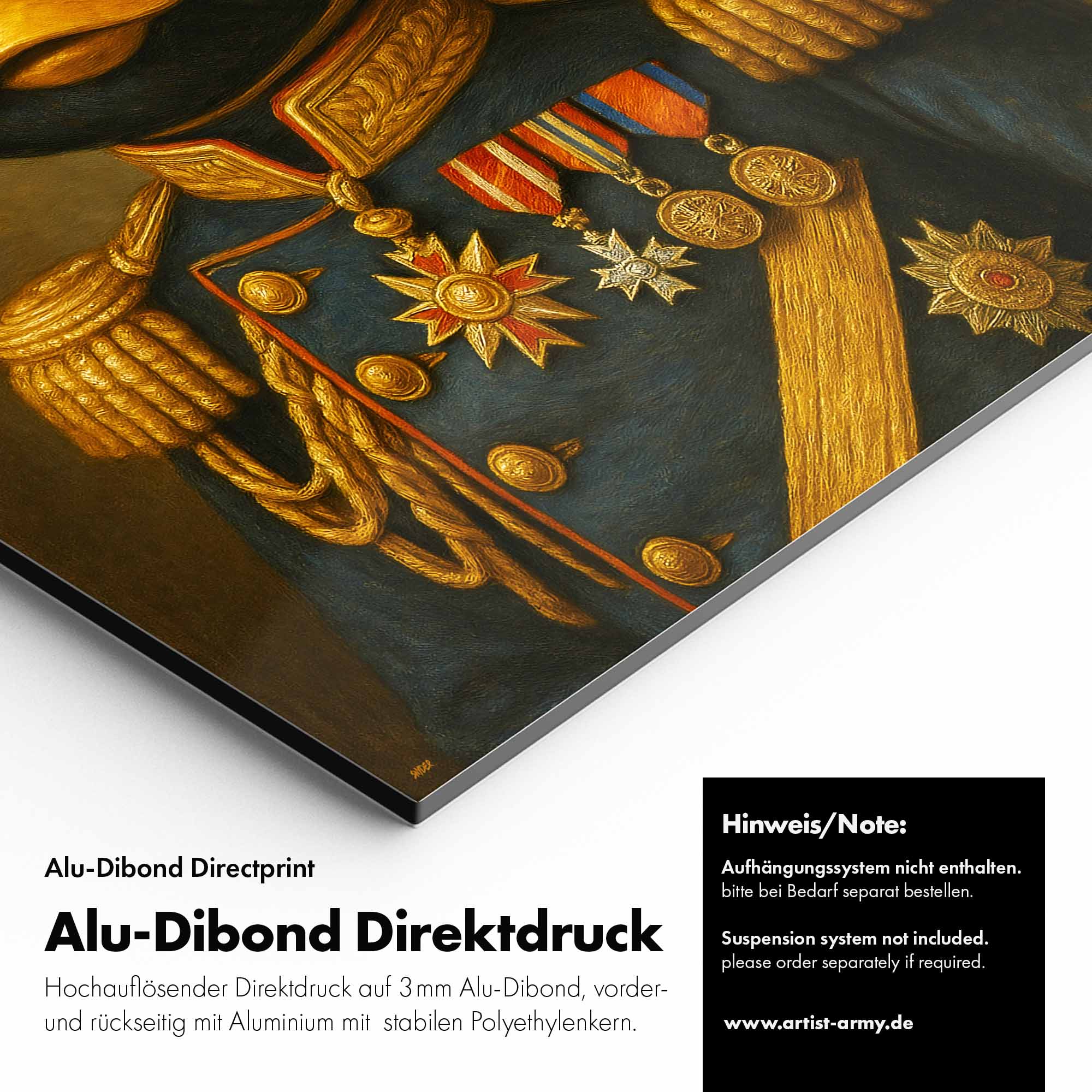 Artist Army Eggcelency Alu Dibond Detail