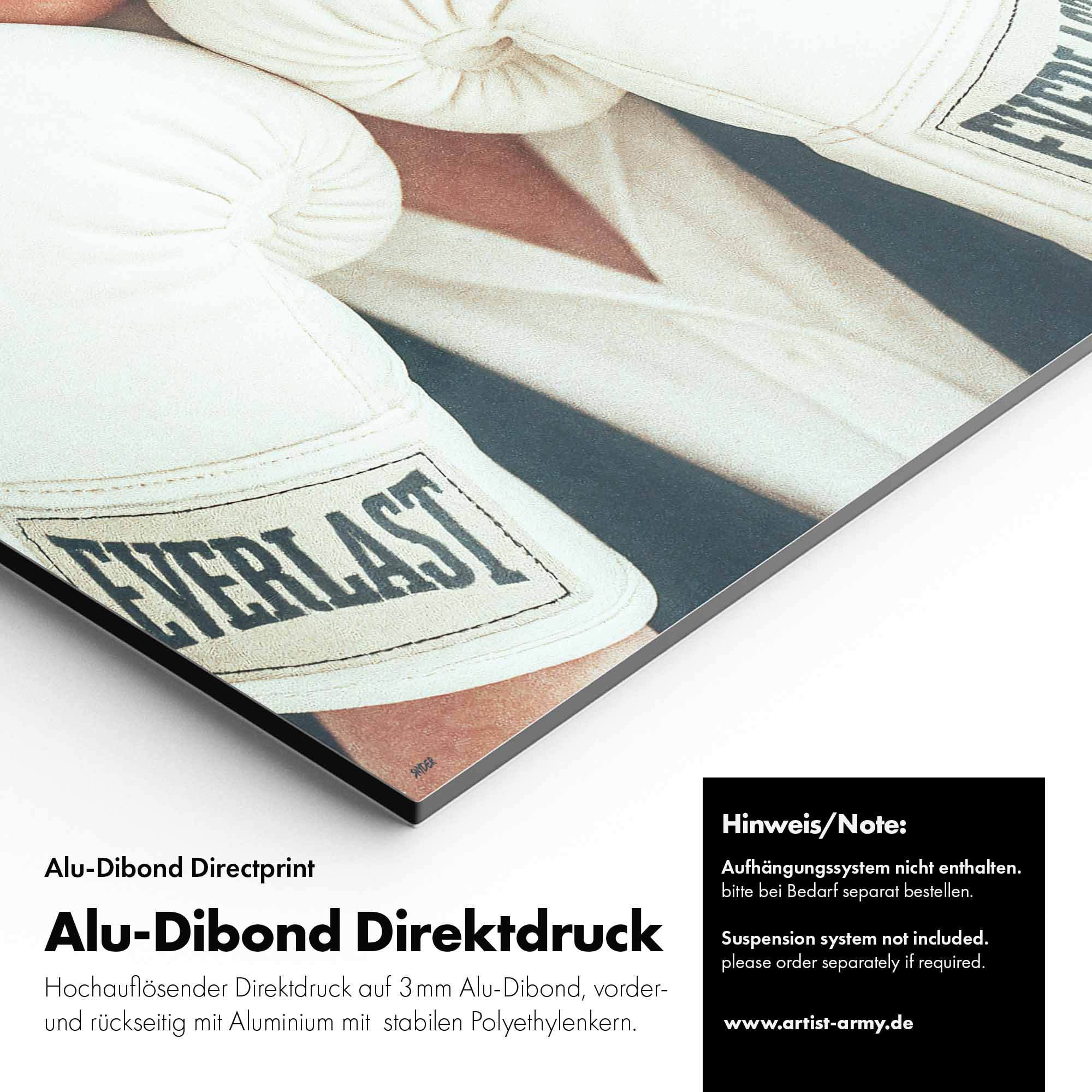 Artist Army Focus In Alu Dibond Detail