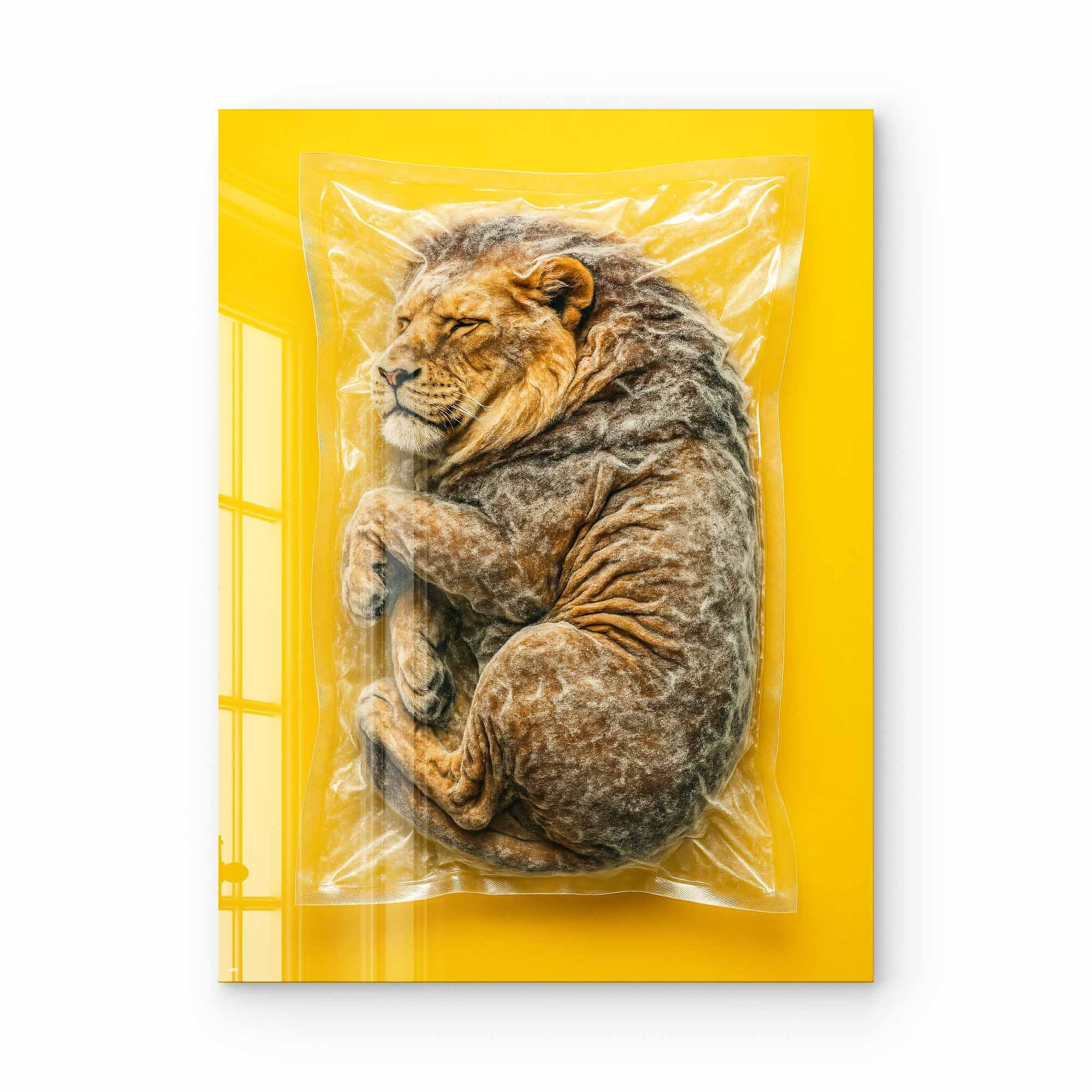 Artist Army Frozen Lion Acrylglasbild 1