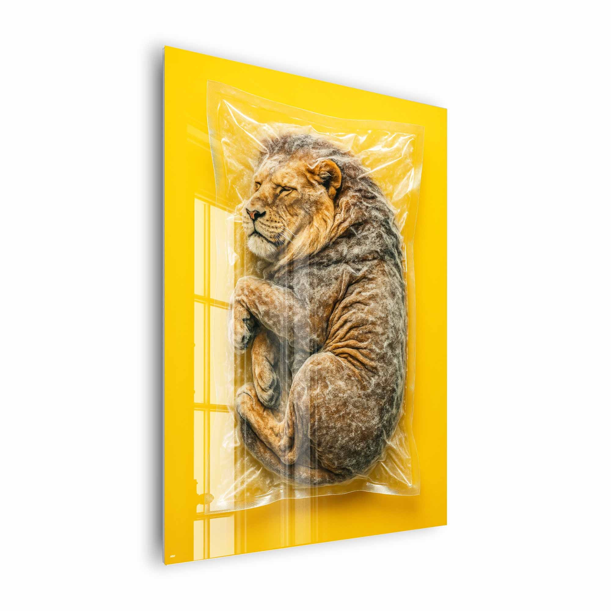 Artist Army Frozen Lion Acrylglasbild 2