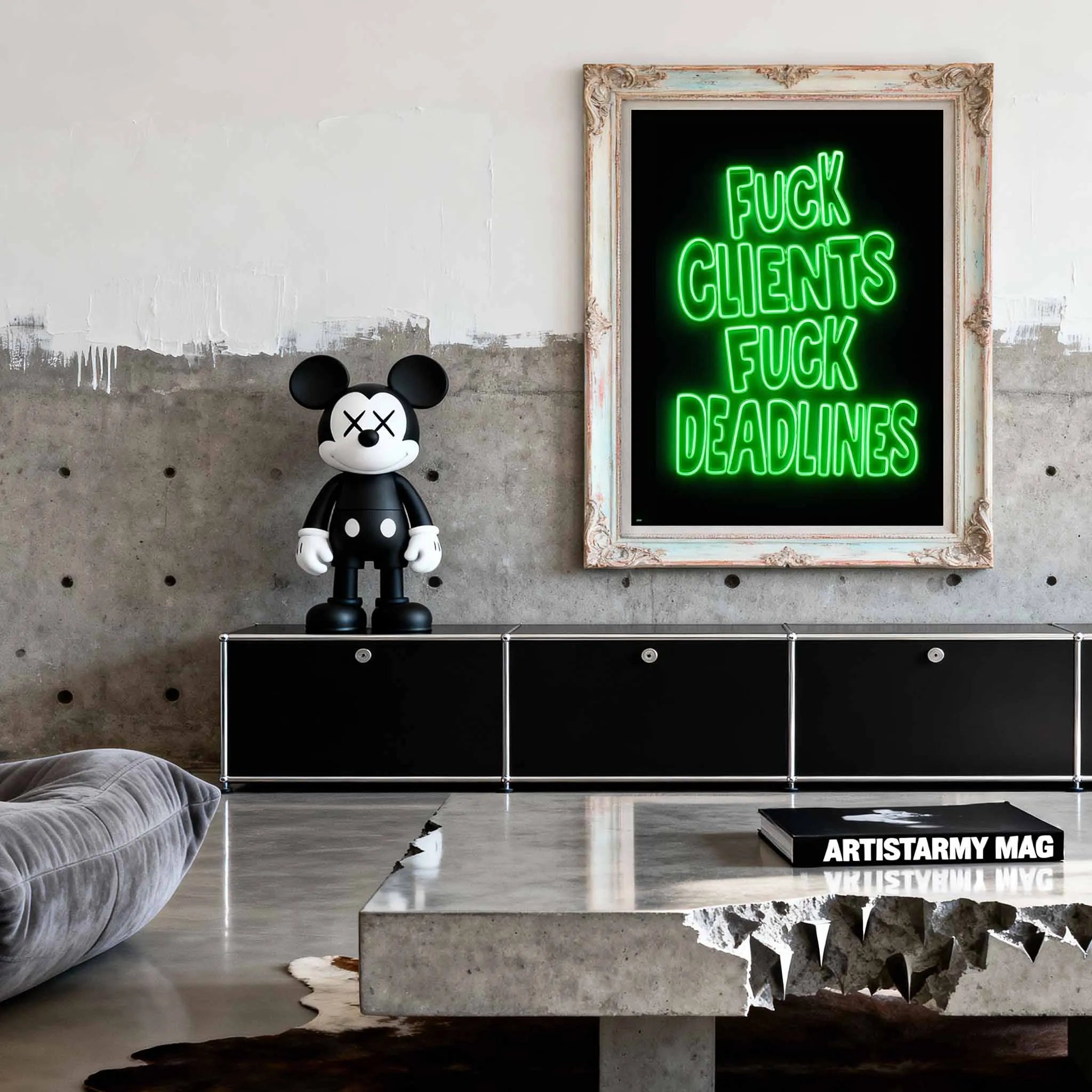 Artist Army Fuck Clients Fuck Deadlines Poster 3
