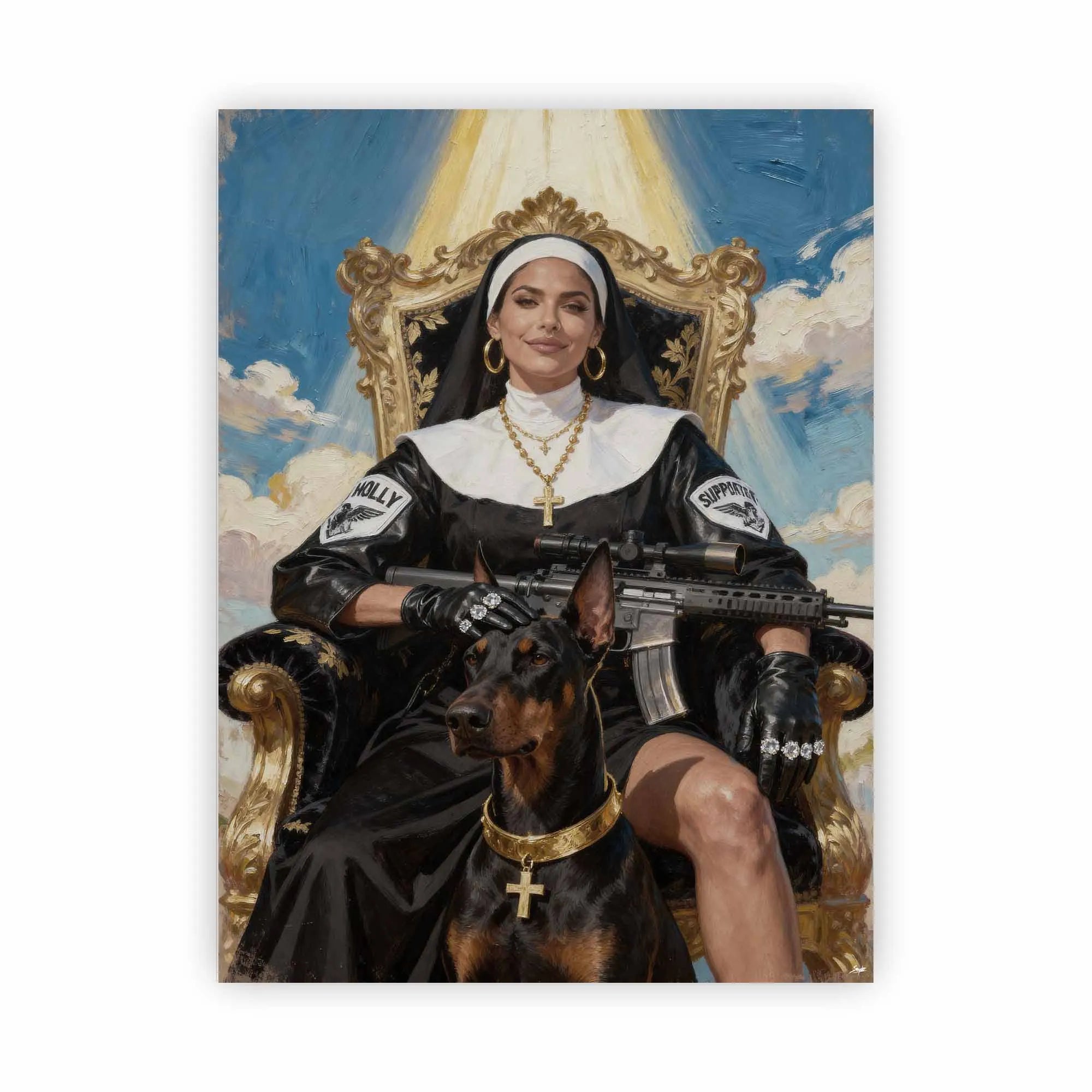 Artist Army Holly Supporter Alu Dibond 1