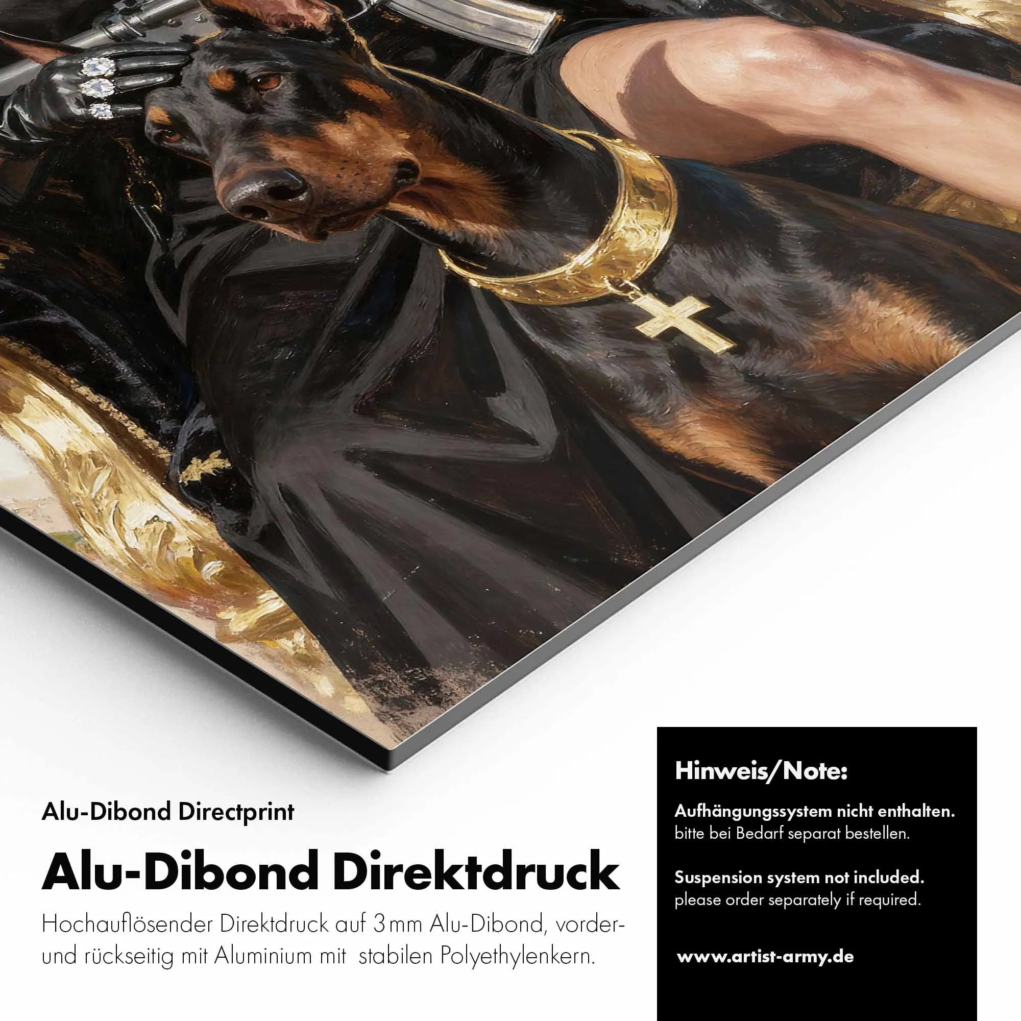 Artist Army Holly Supporter Alu Dibond Detail