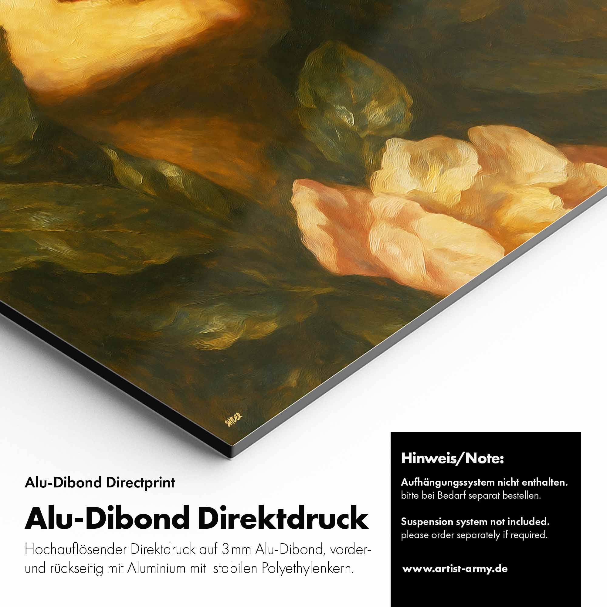 Artist Army In Full Bloom Alu Dibond Detail