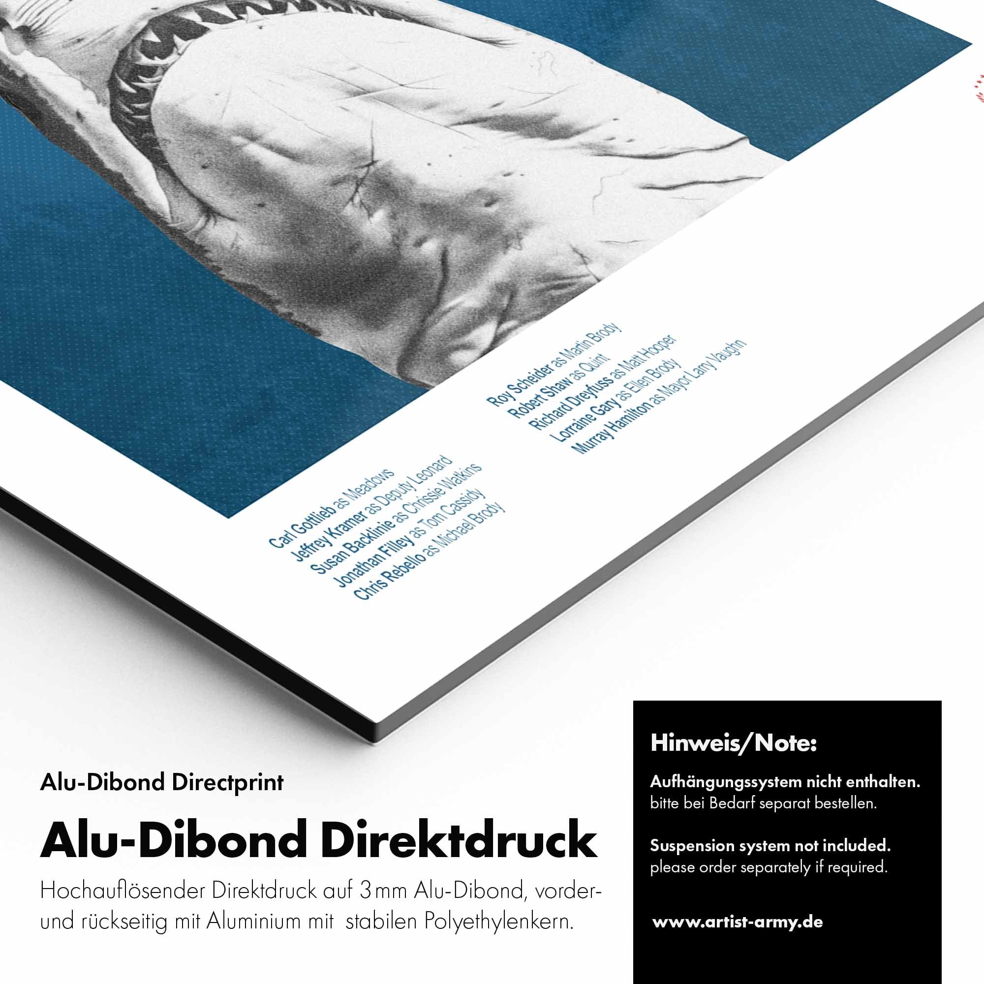 Artist Army Jaws Alu Dibond Detail