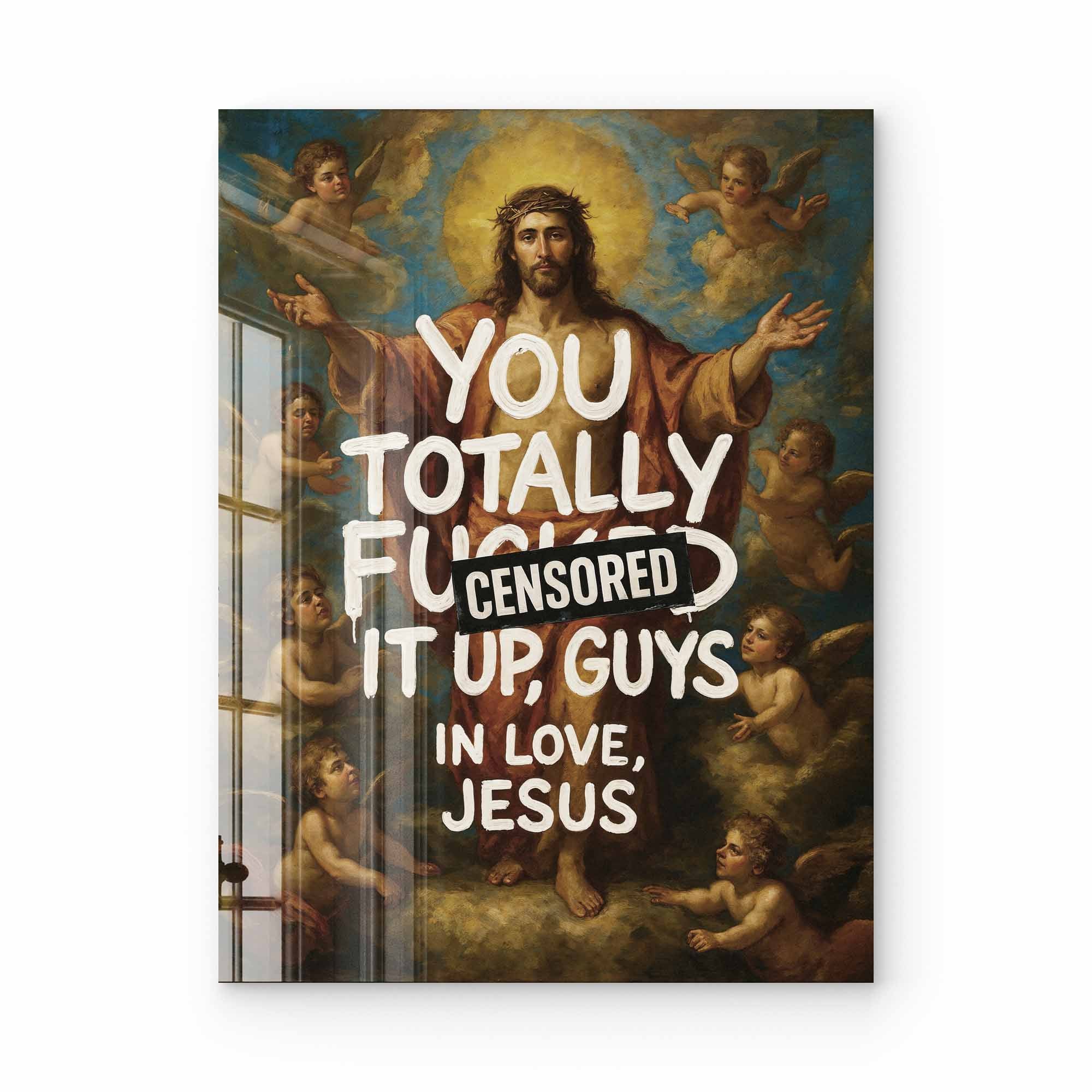 Artist Army Jesus Says Acrylglasbild 1