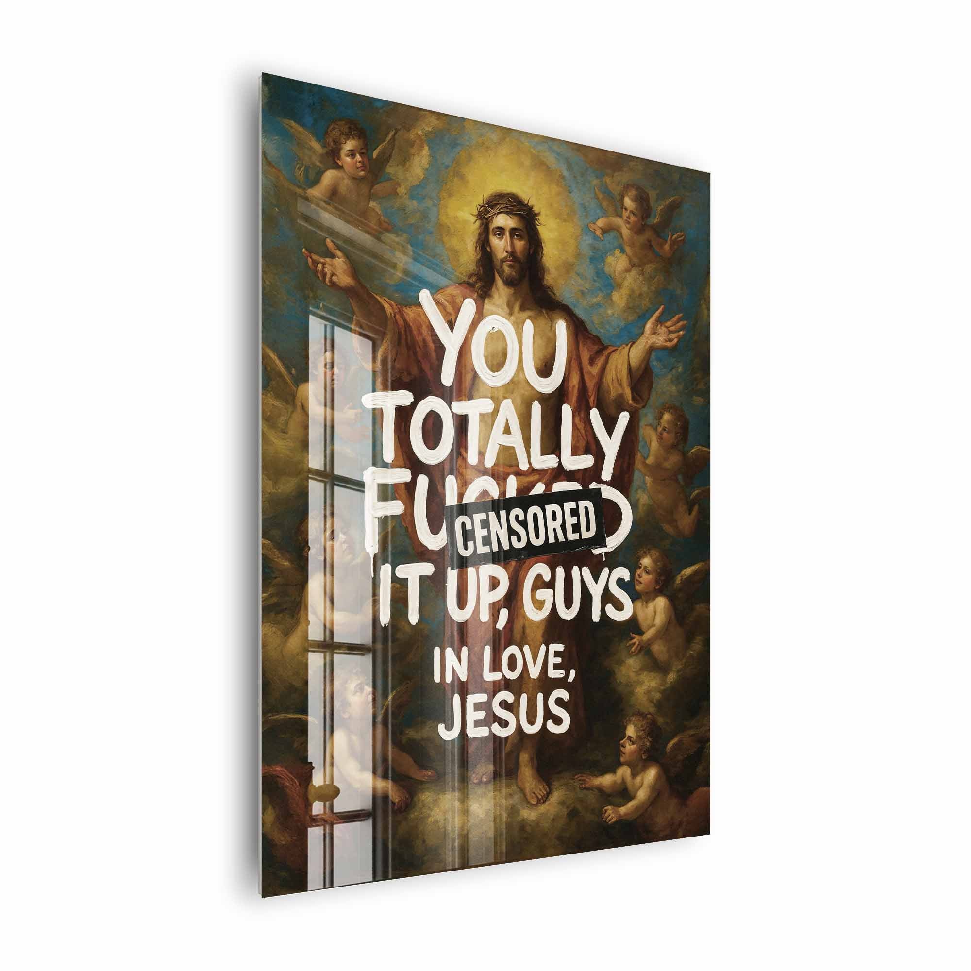 Artist Army Jesus Says Acrylglasbild 2