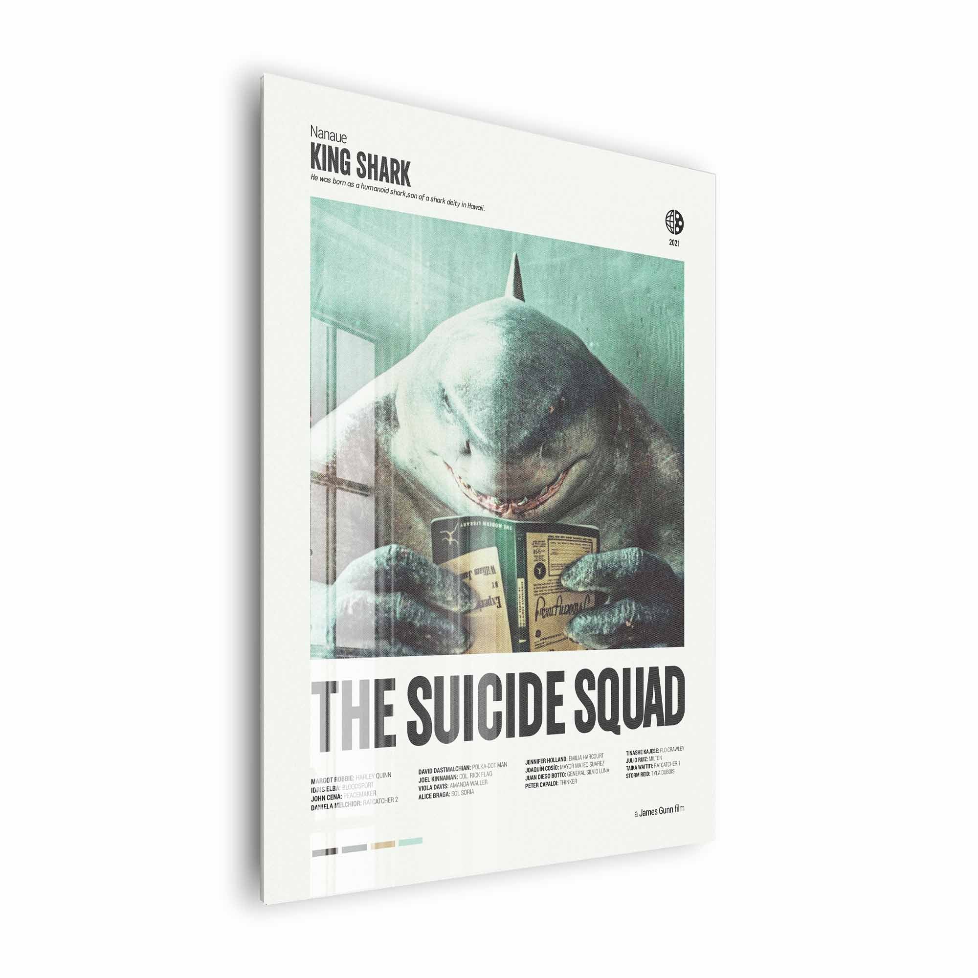 Artist Army King Shark The Sucide Squad Acrylglasbild 2