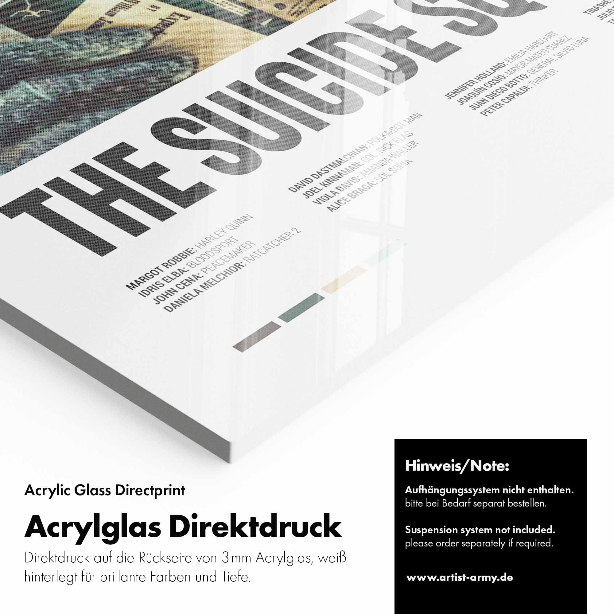 Artist Army King Shark The Sucide Squad Acrylglasbild Detail