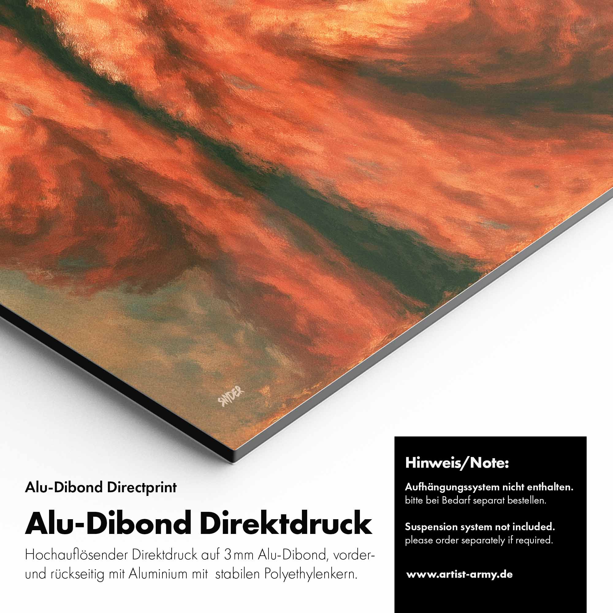 Artist Army Legend Alu Dibond Detail