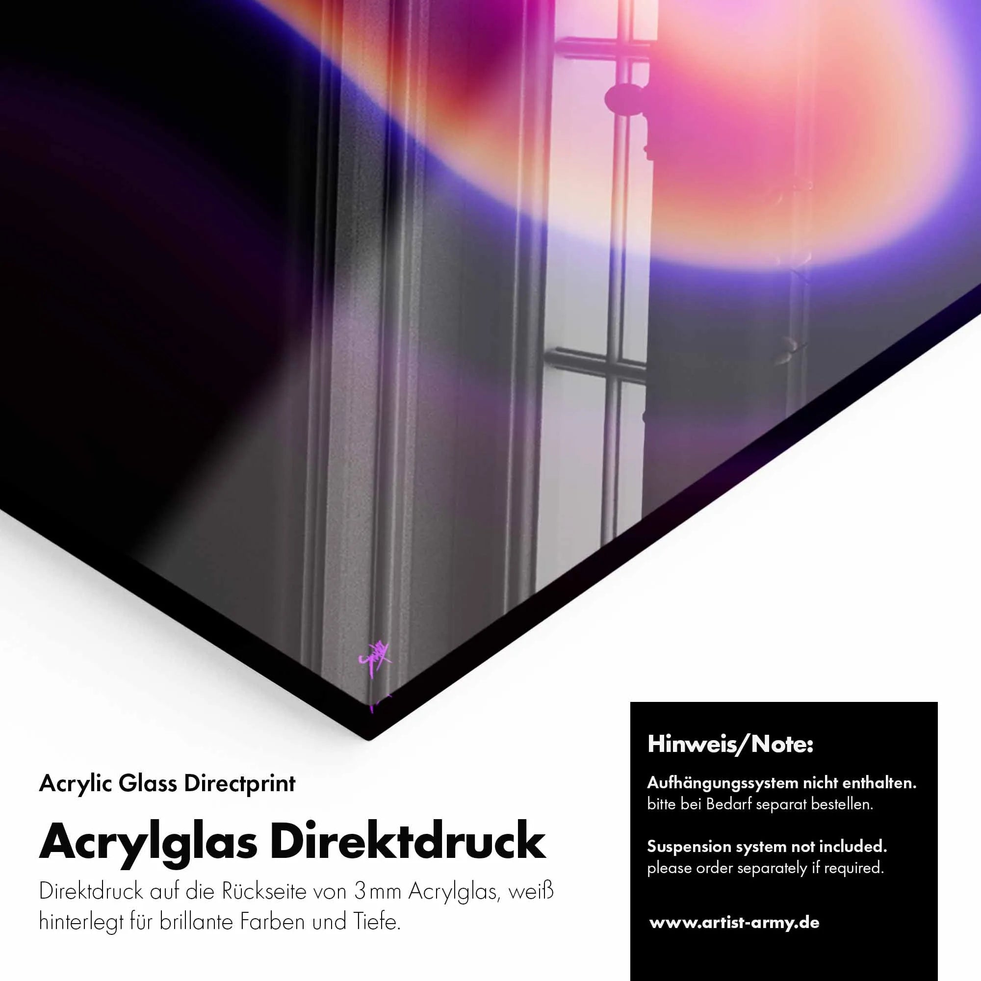 Artist Army Lucid Glow Acrylglasbild Detail