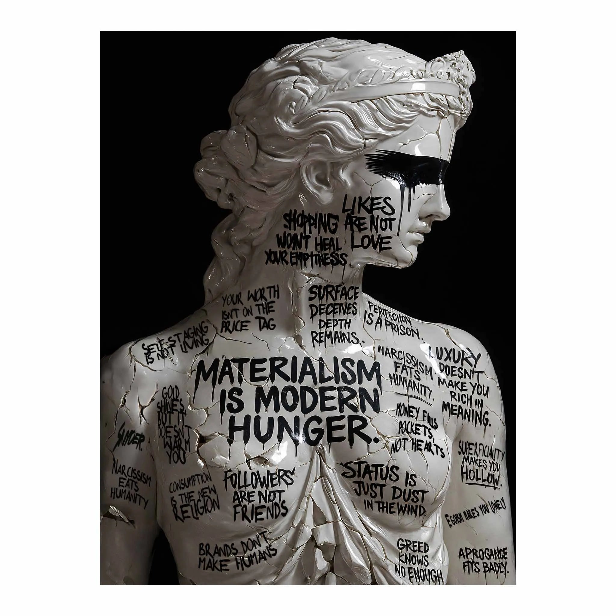 Artist Army Materialism Is Modern Hunger Poster 1