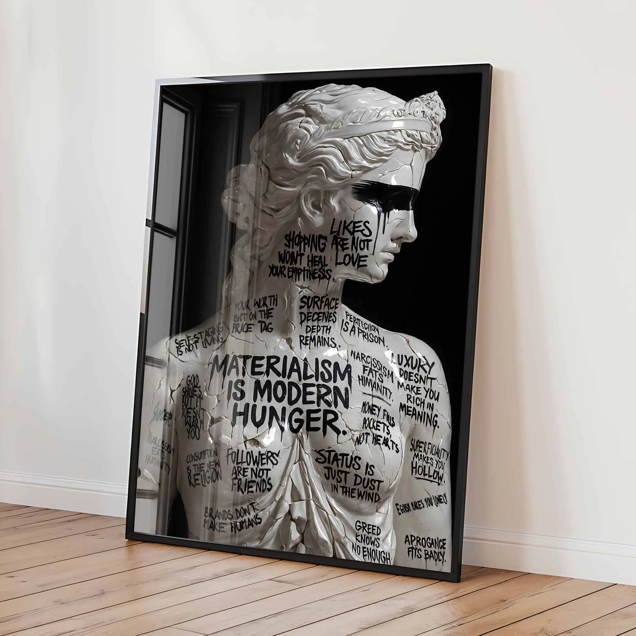 Artist Army Materialism Is Modern Hunger Poster 2