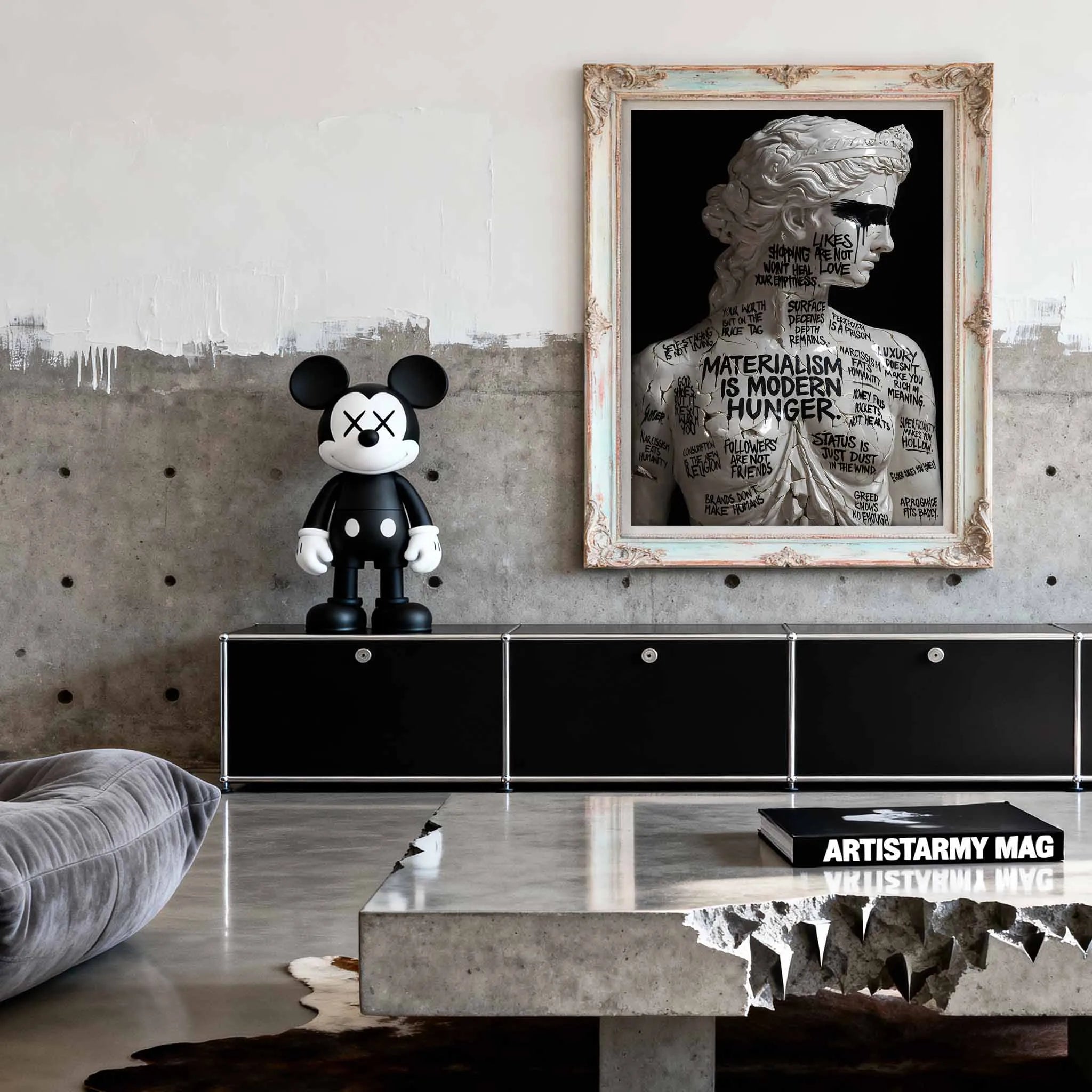 Artist Army Materialism Is Modern Hunger Poster 3