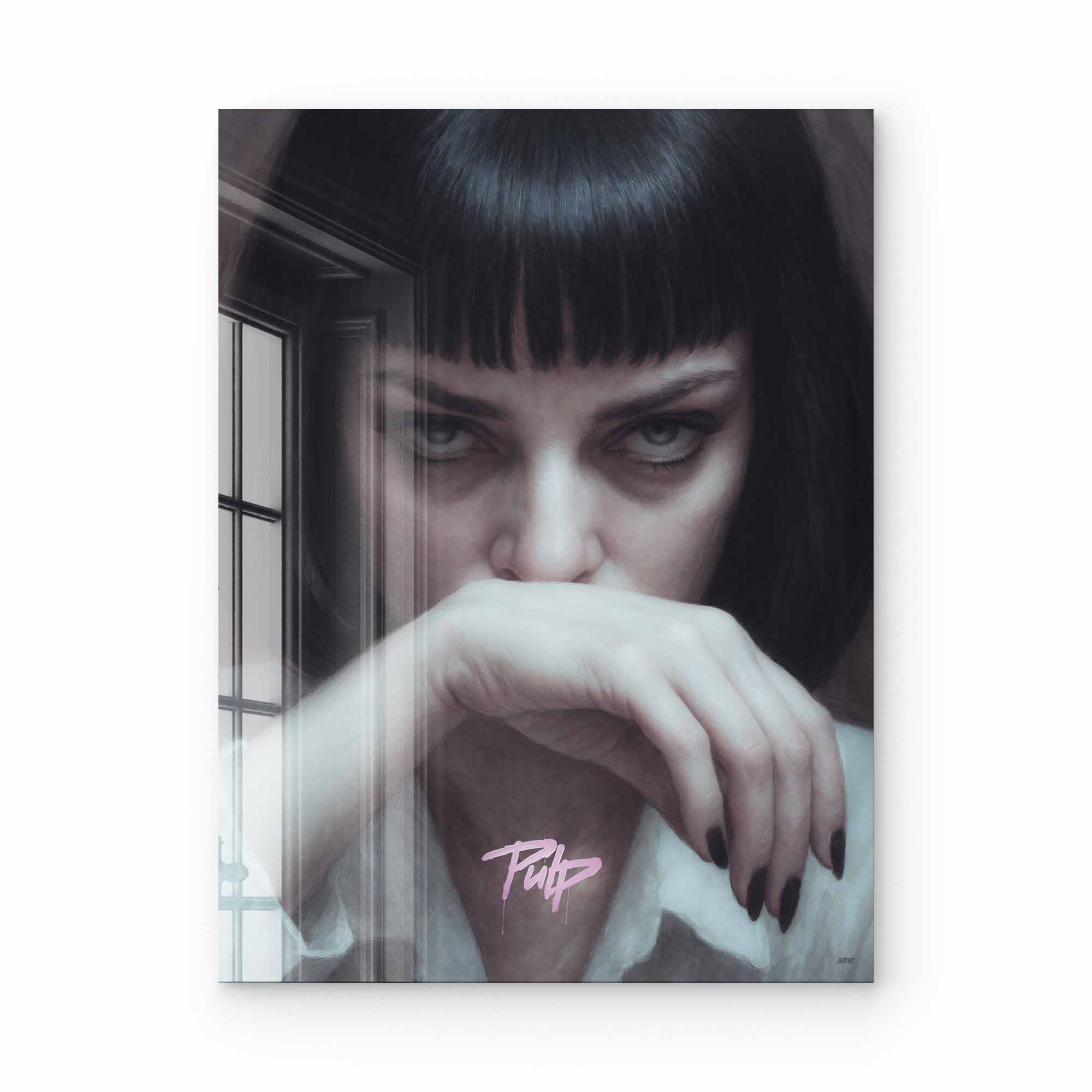 Artist Army Mia Pulp Fiction Acrylglasbild 1