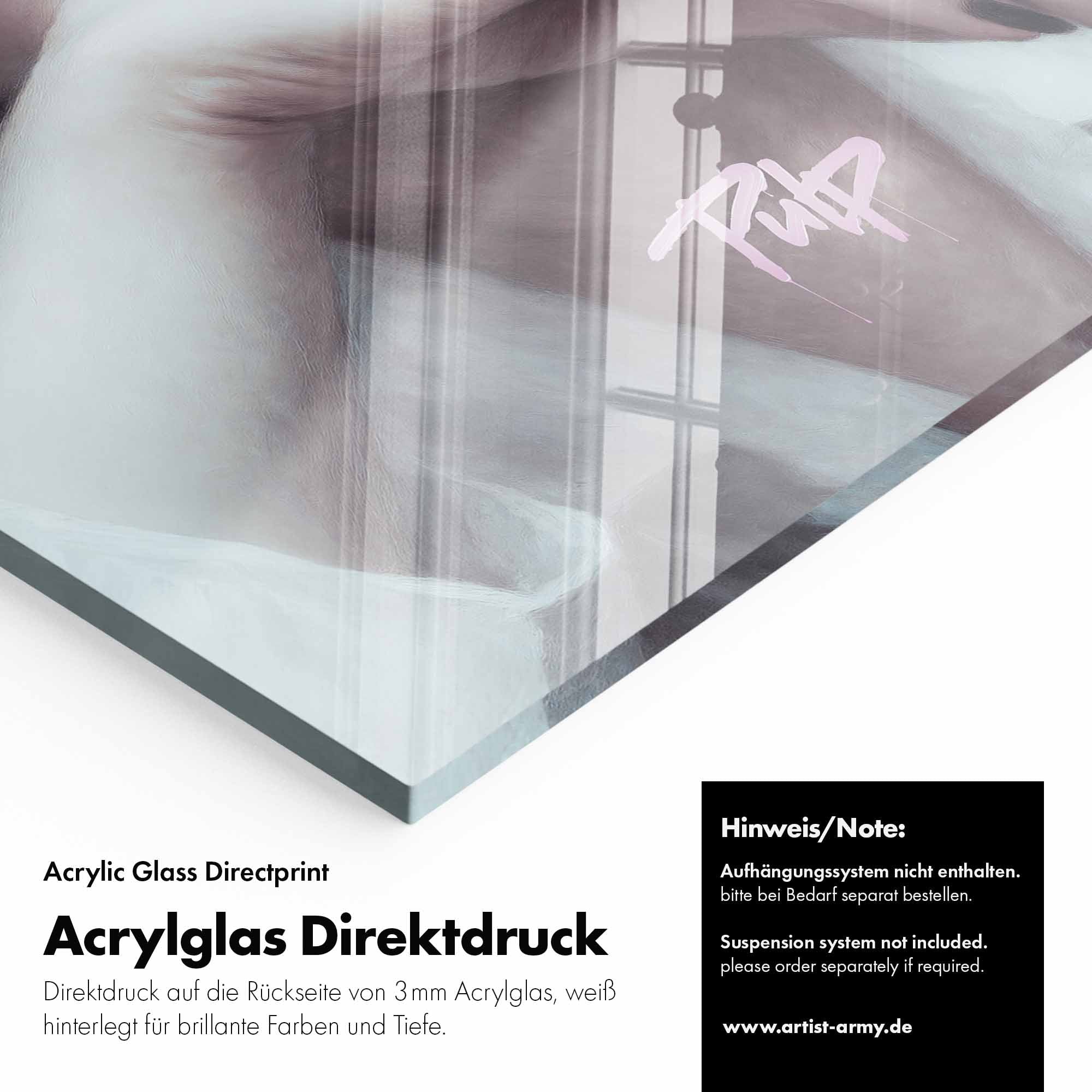 Artist Army Mia Pulp Fiction Acrylglasbild Detail