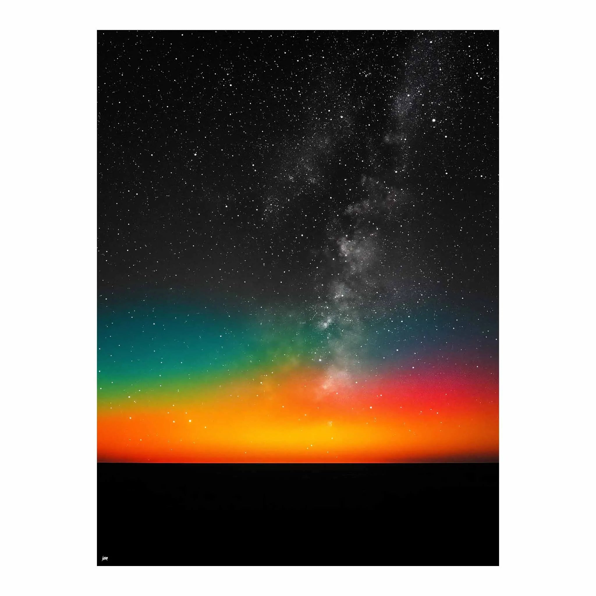 Artist Army Midnight Rainbow Poster 1