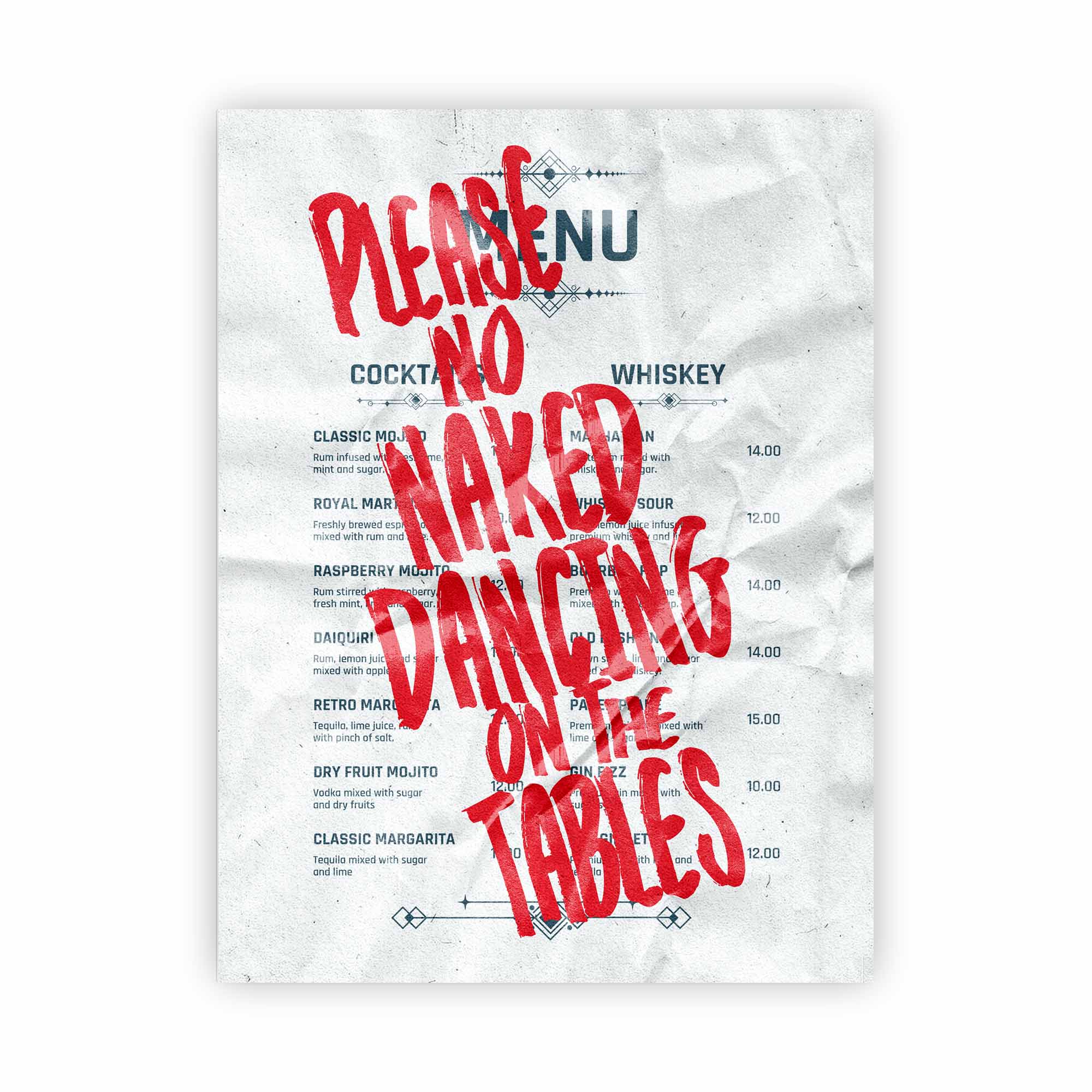 Artist Army Naked Dancing Alu Dibond 1