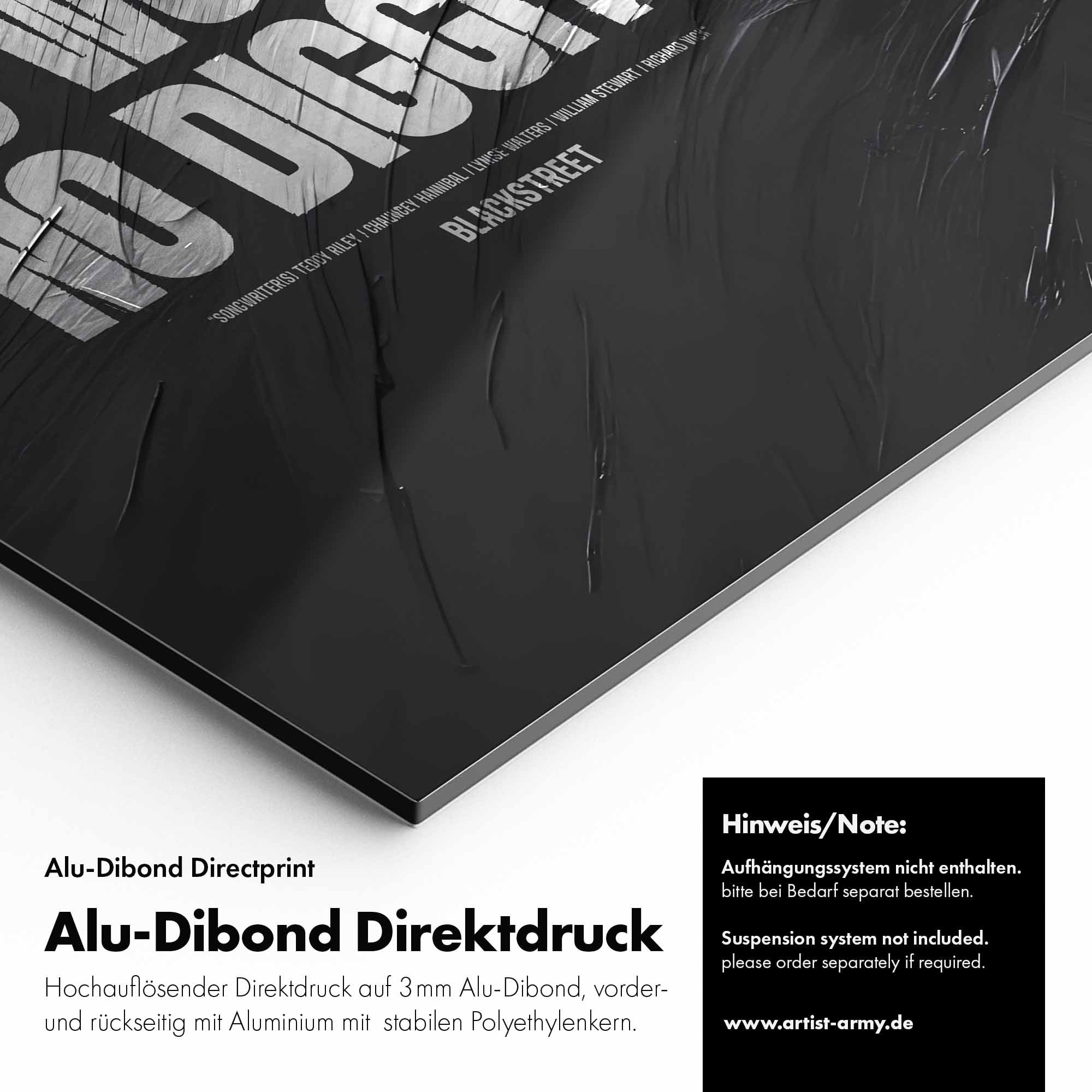 Artist Army No Diggity Alu Dibond Detail