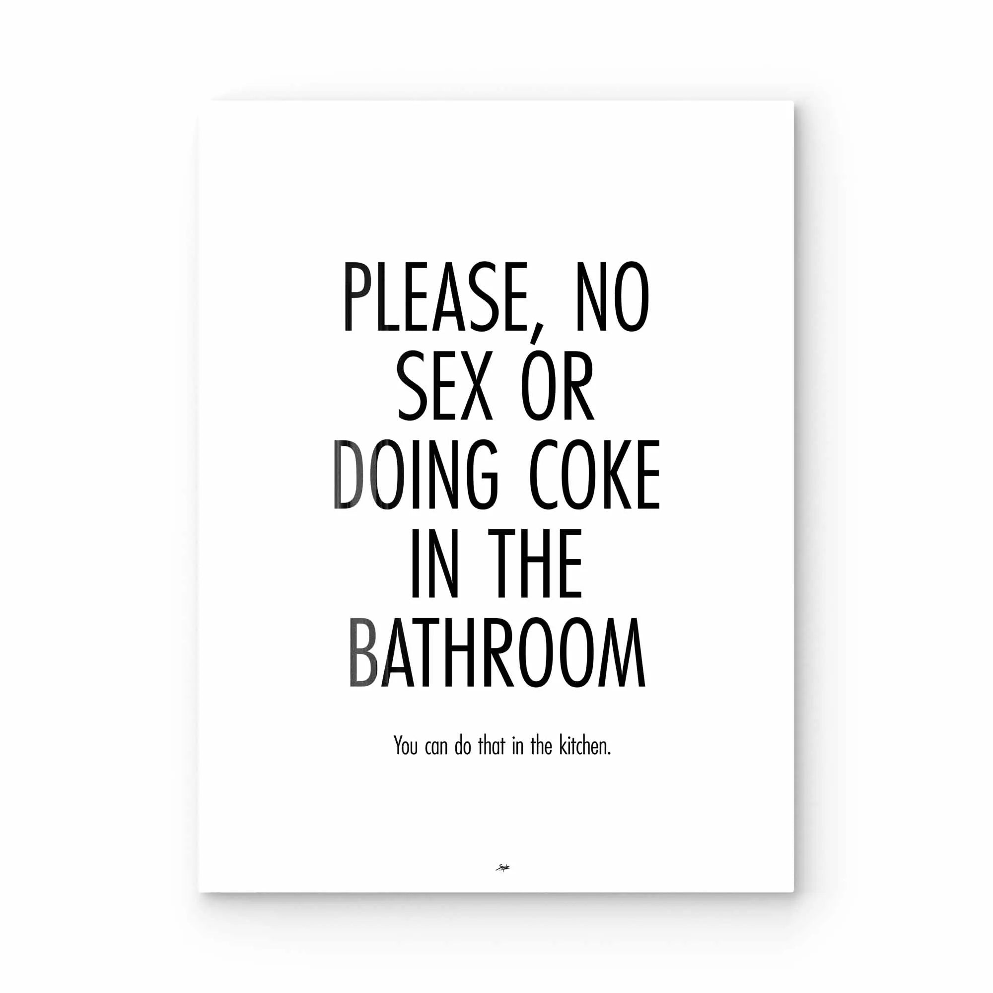 Artist Army No Sex Acrylglasbild 1