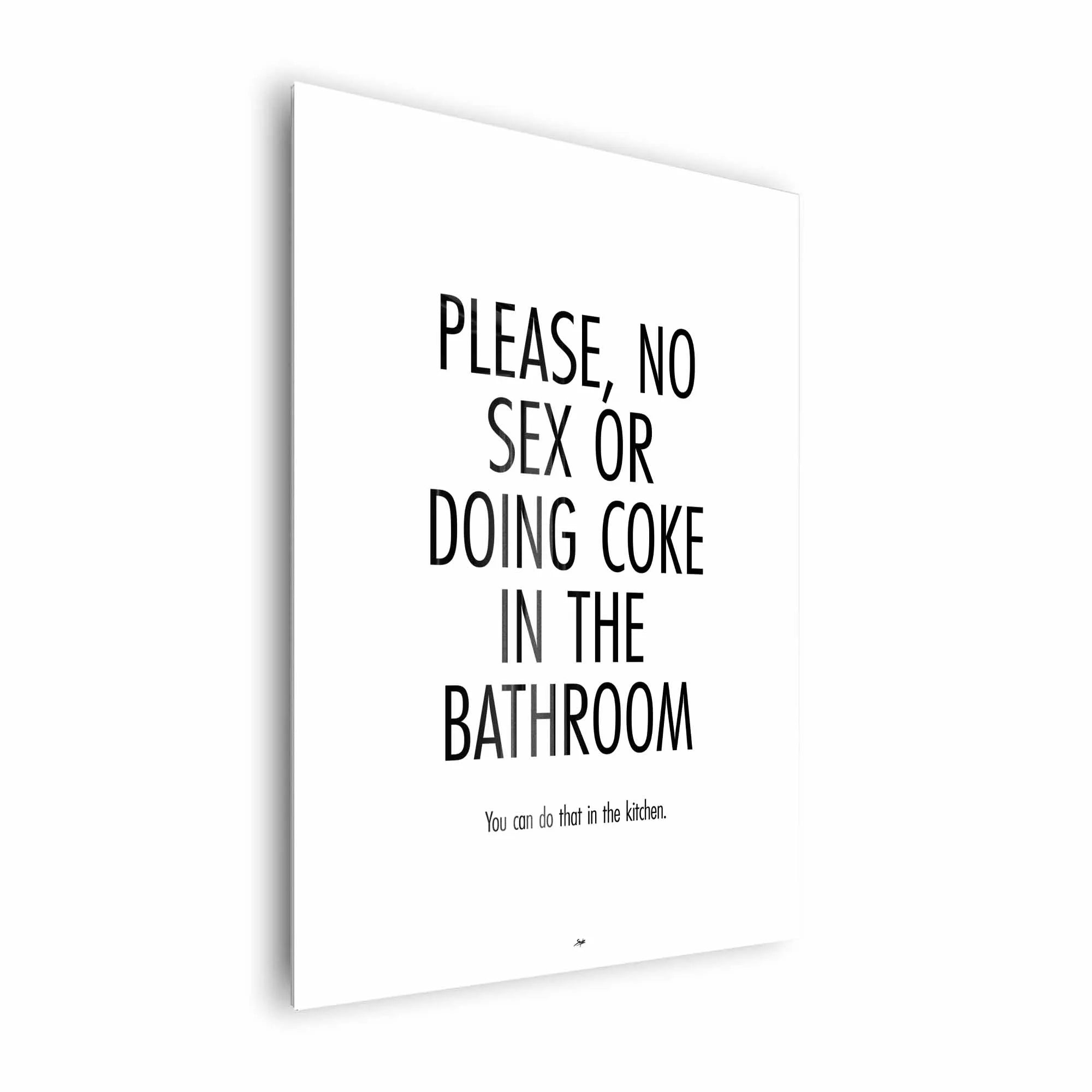 Artist Army No Sex Acrylglasbild 2